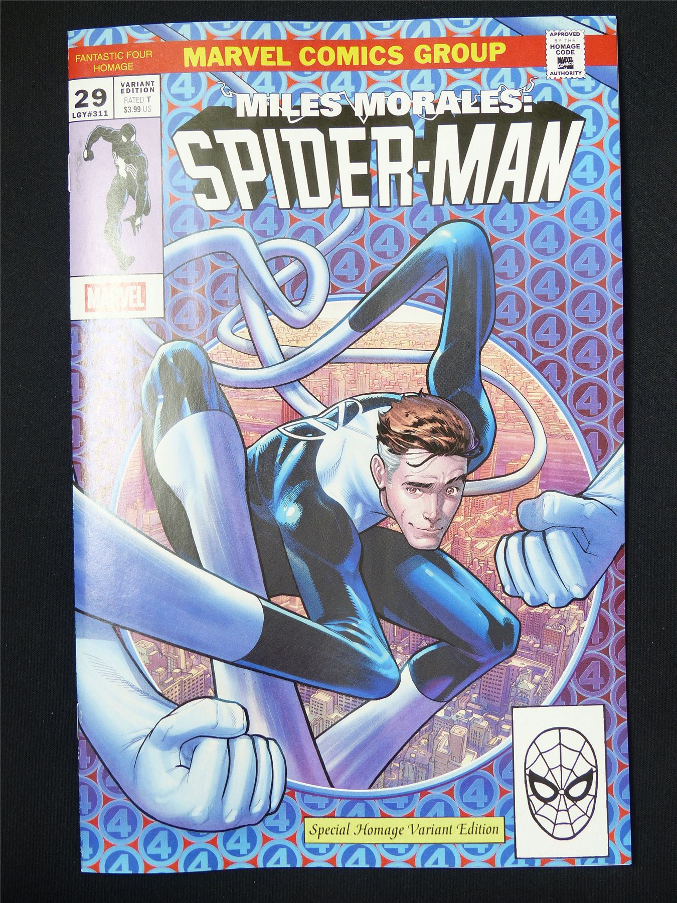 Miles Morales: SPIDER-MAN #29 FF Homage Variant - B&B Mar 2025 Marvel Comic #7D5