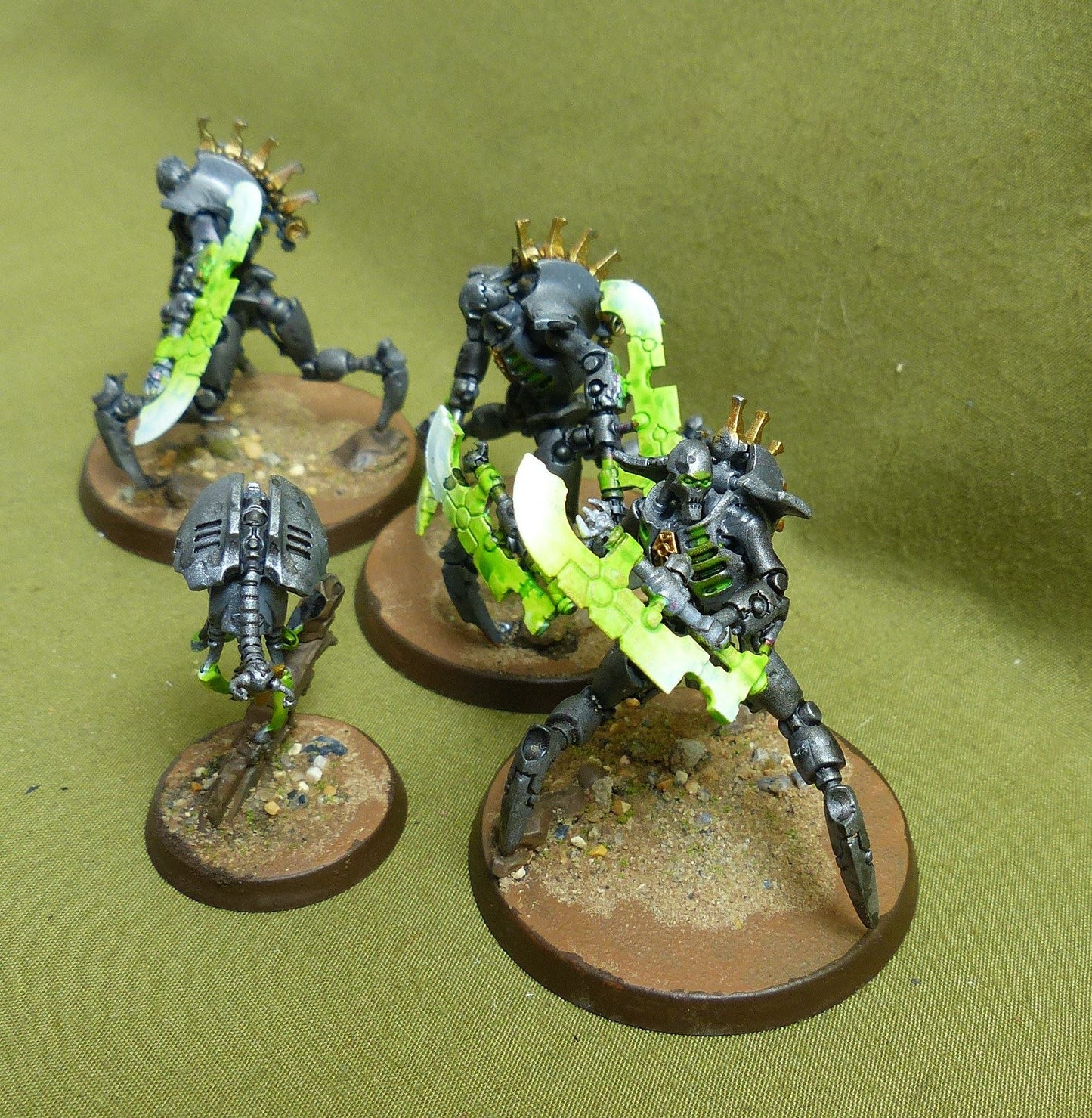 Skorpekh Destroyers painted - Necrons - Warhammer 40K #2DE