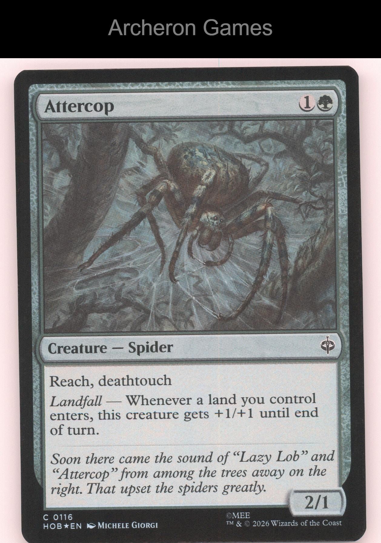 Attercop HOB 116 C MTG Card The Hobbit