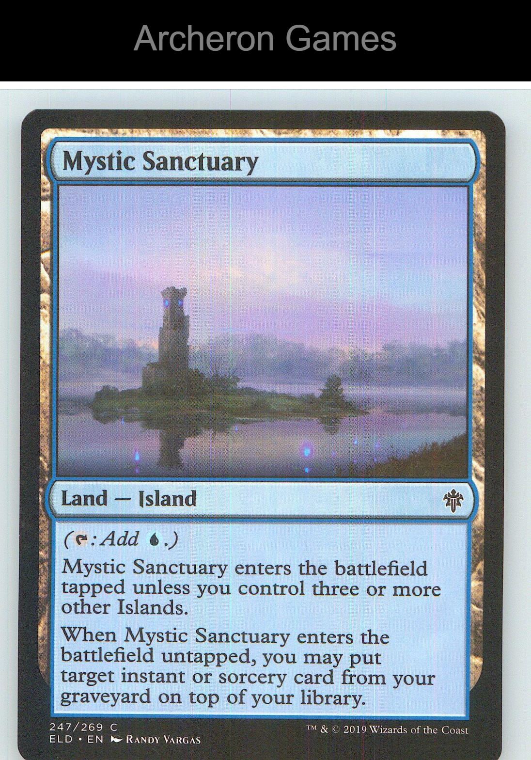 Mystic Sanctuary ELD 247 C MTG Card NM/EX+