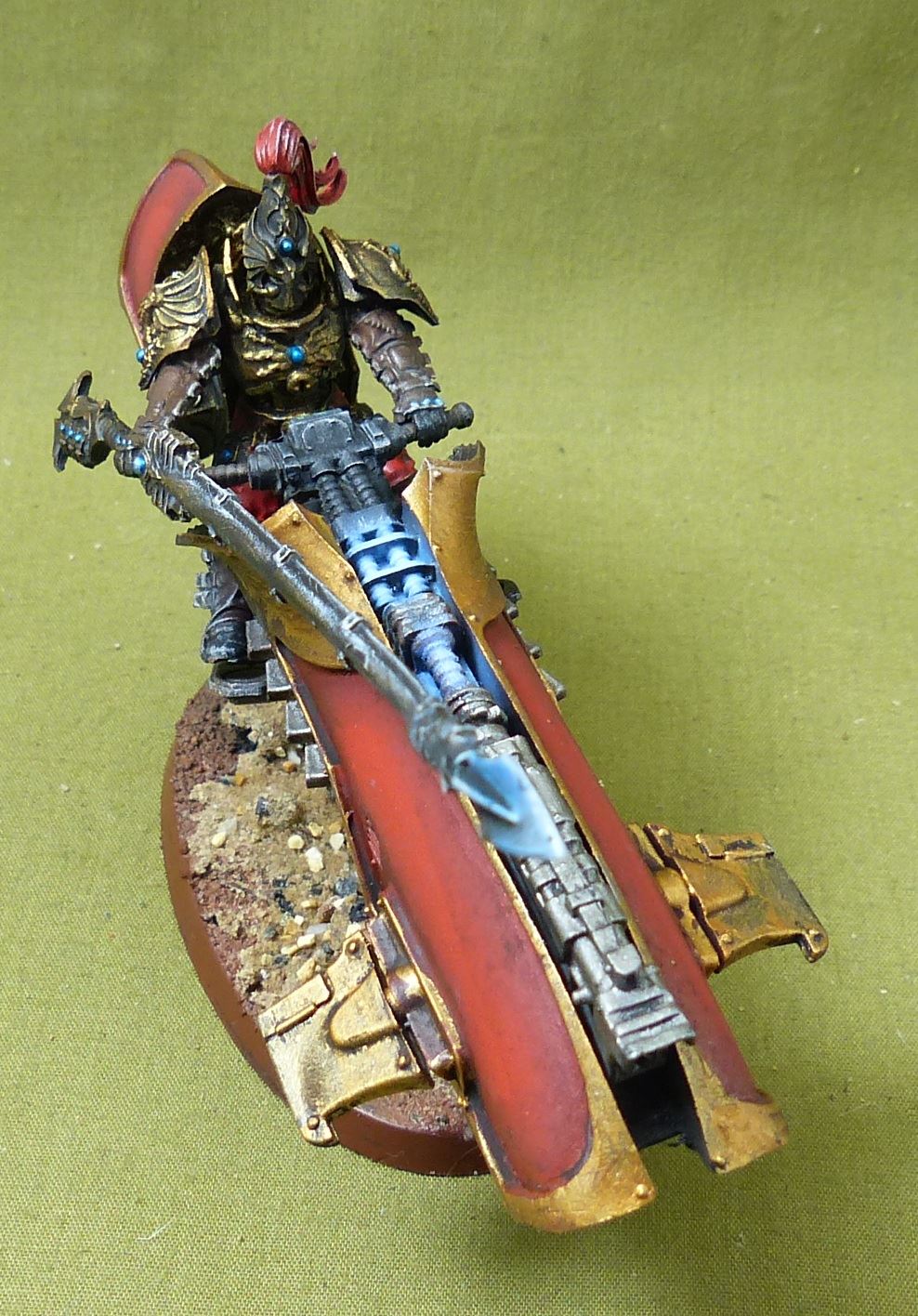 Legio Custodes Gyrfalcon Pattern Jetbike painted - Adeptus Custodes - Warhammer 40K #30E