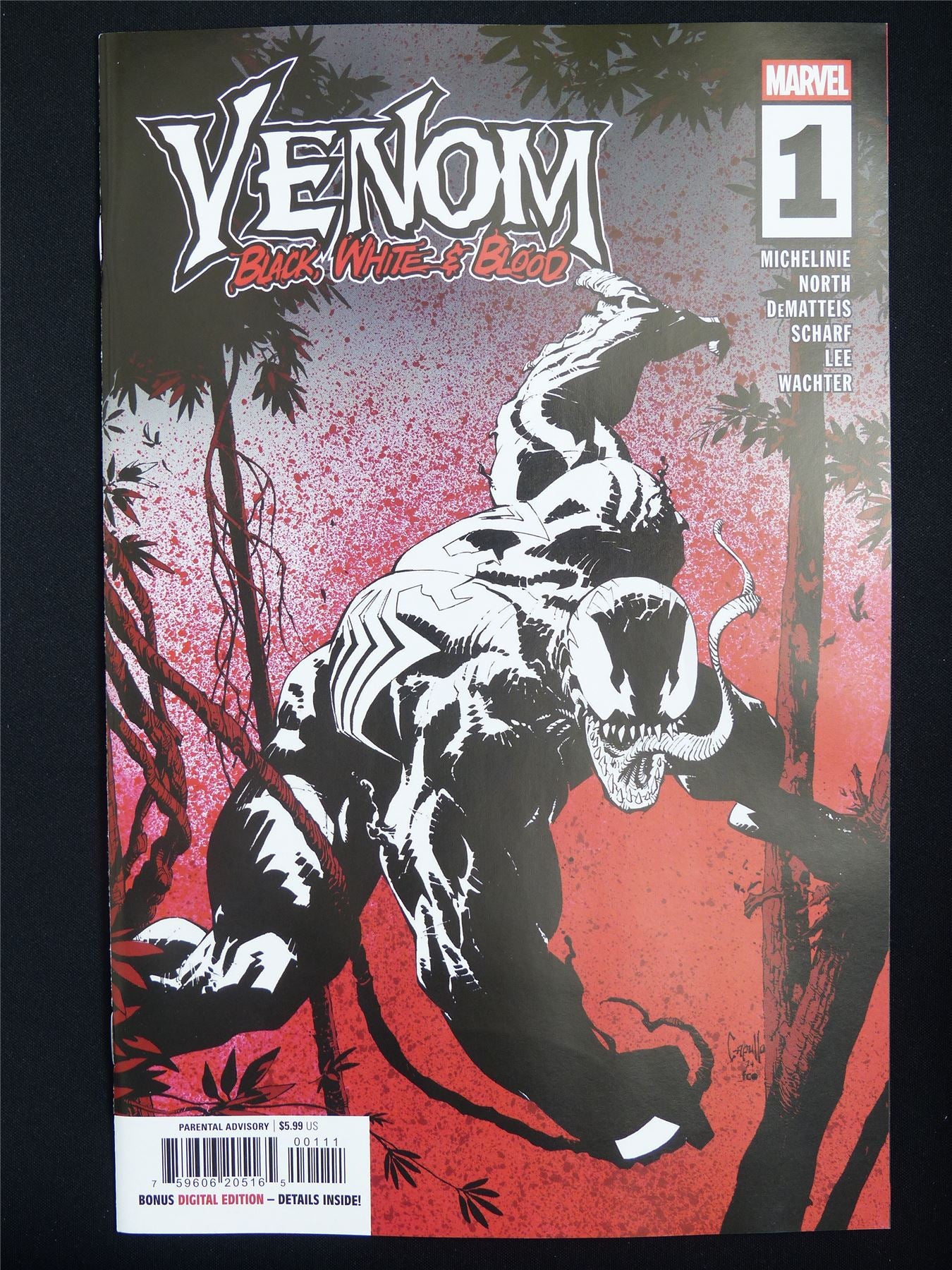 VENOM: Black White & Blood #1 - Oct 2025 Marvel Comic #390