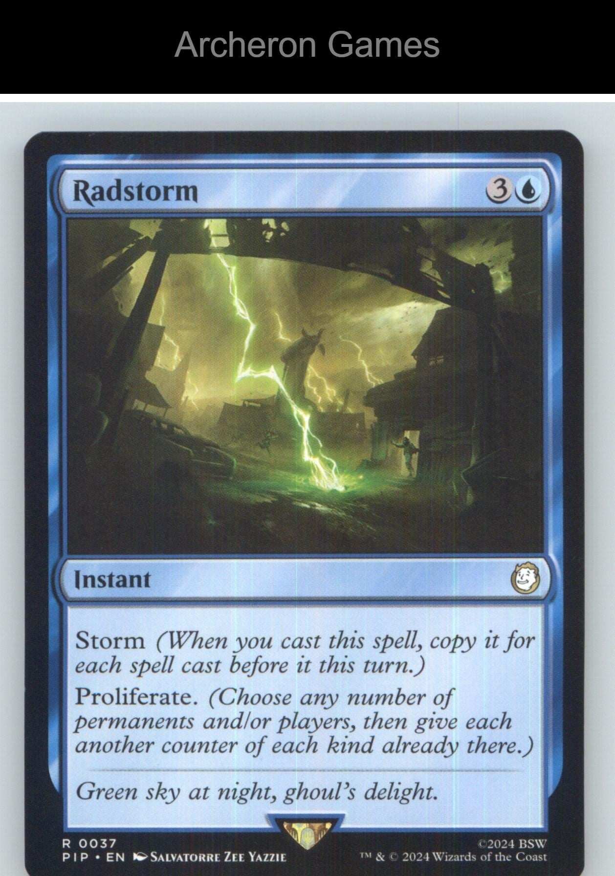 Radstorm PIP 37 R MTG Card NM/EX+