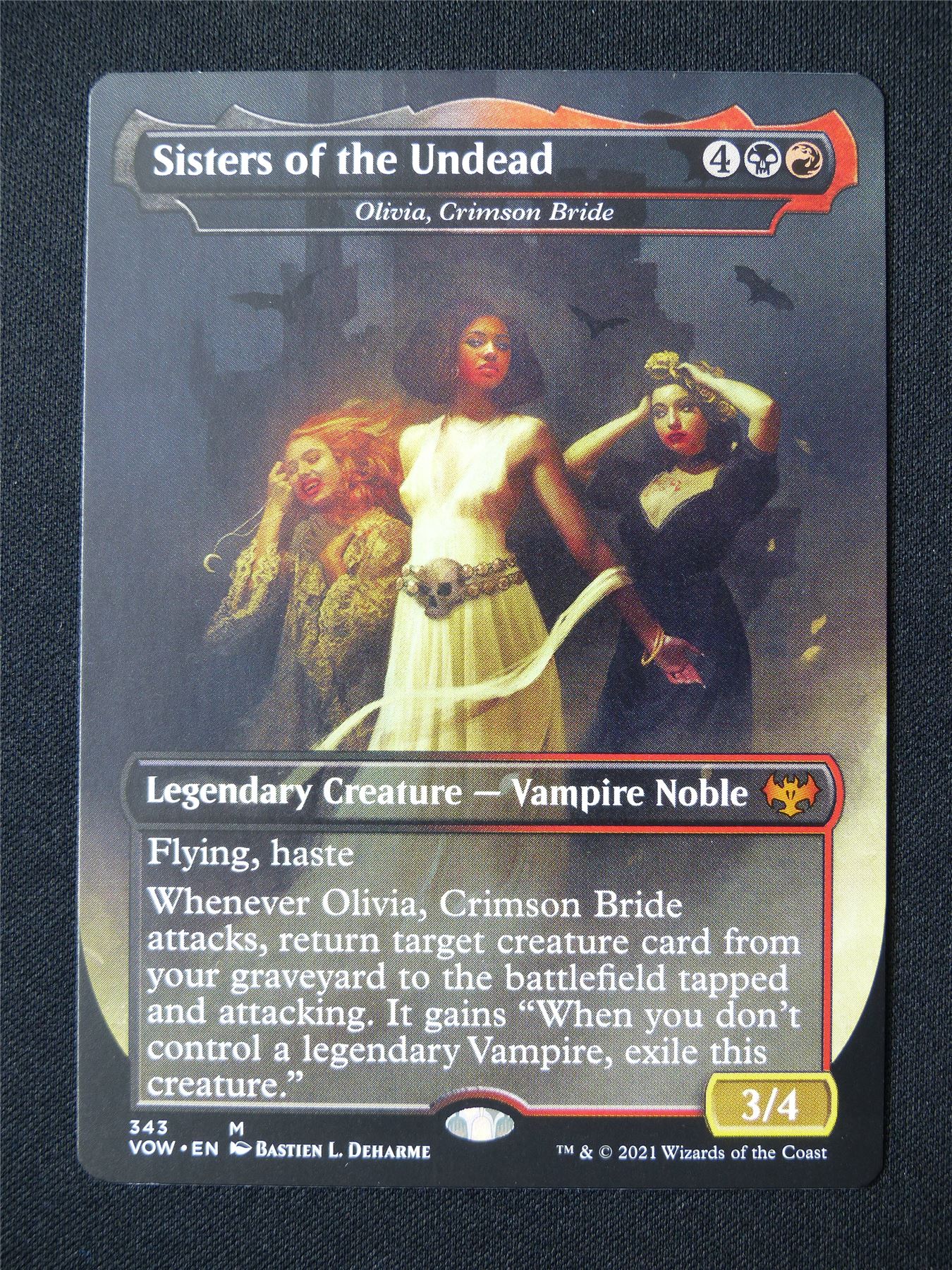 Sisters of the Undead Borderless - VOW - Mtg Card #2U2