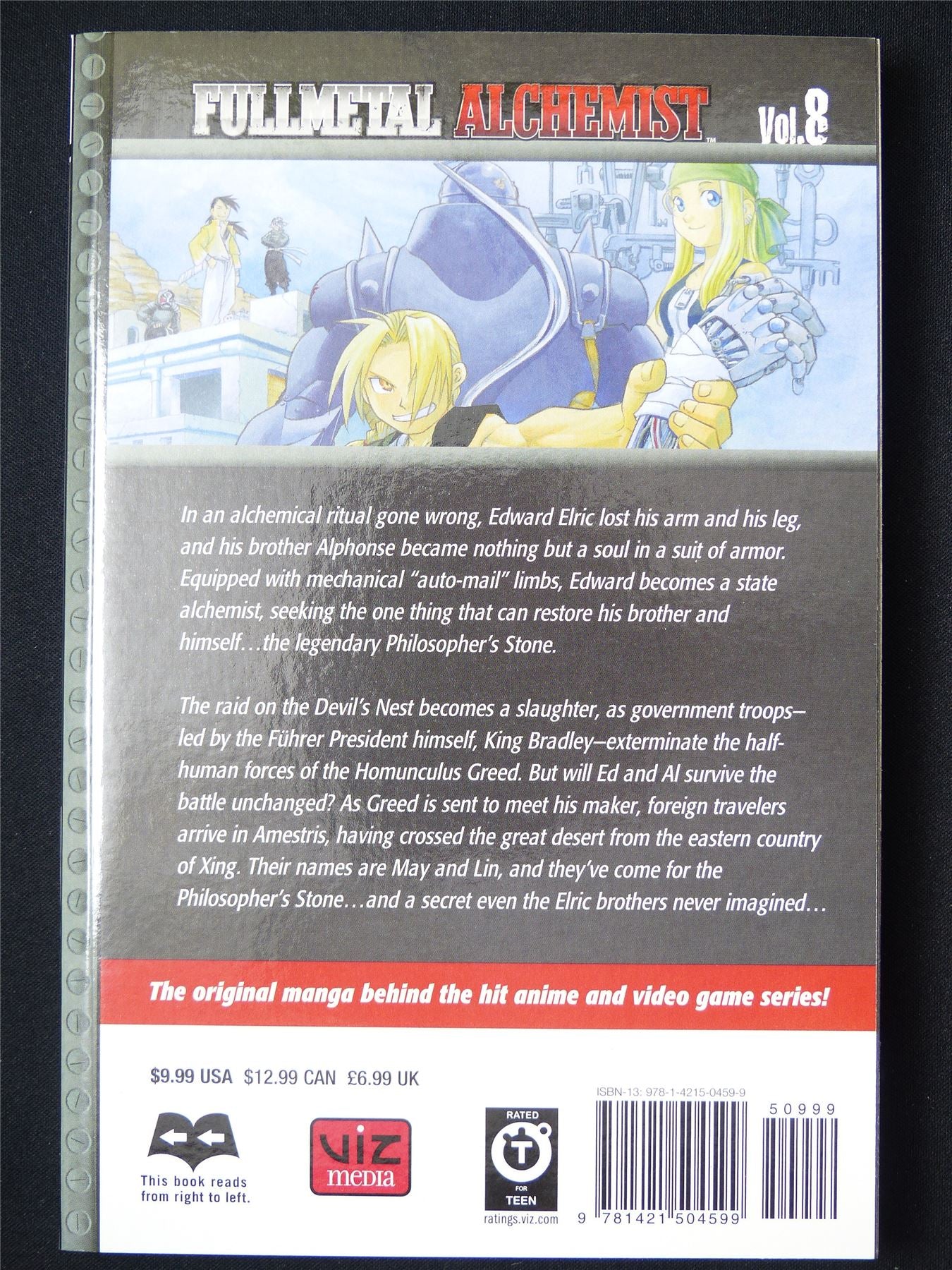 Full Metal Alchemist Volume 8 - Viz Media Manga #1A8
