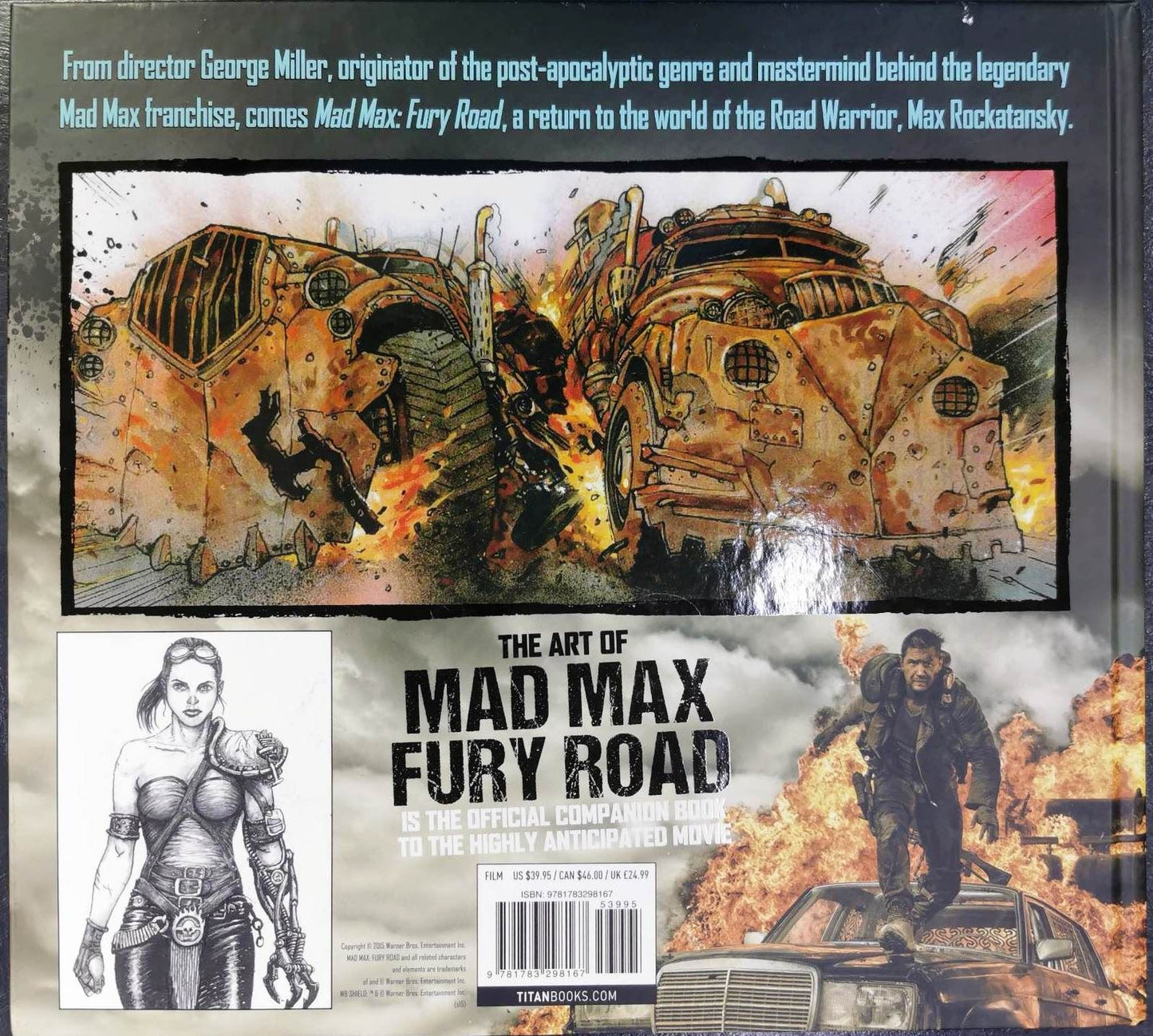 The Art of MAD Max Fury Road - Titan Art Book Hardback #2EI