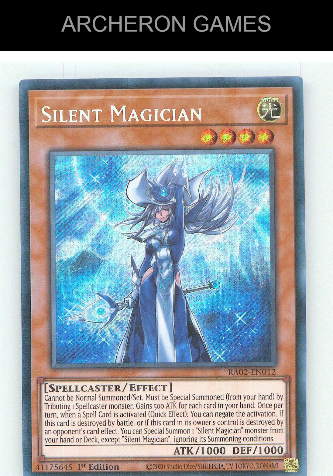 Silent Magician (Secret Rare) SEC YUGIOH Card 1st Edition