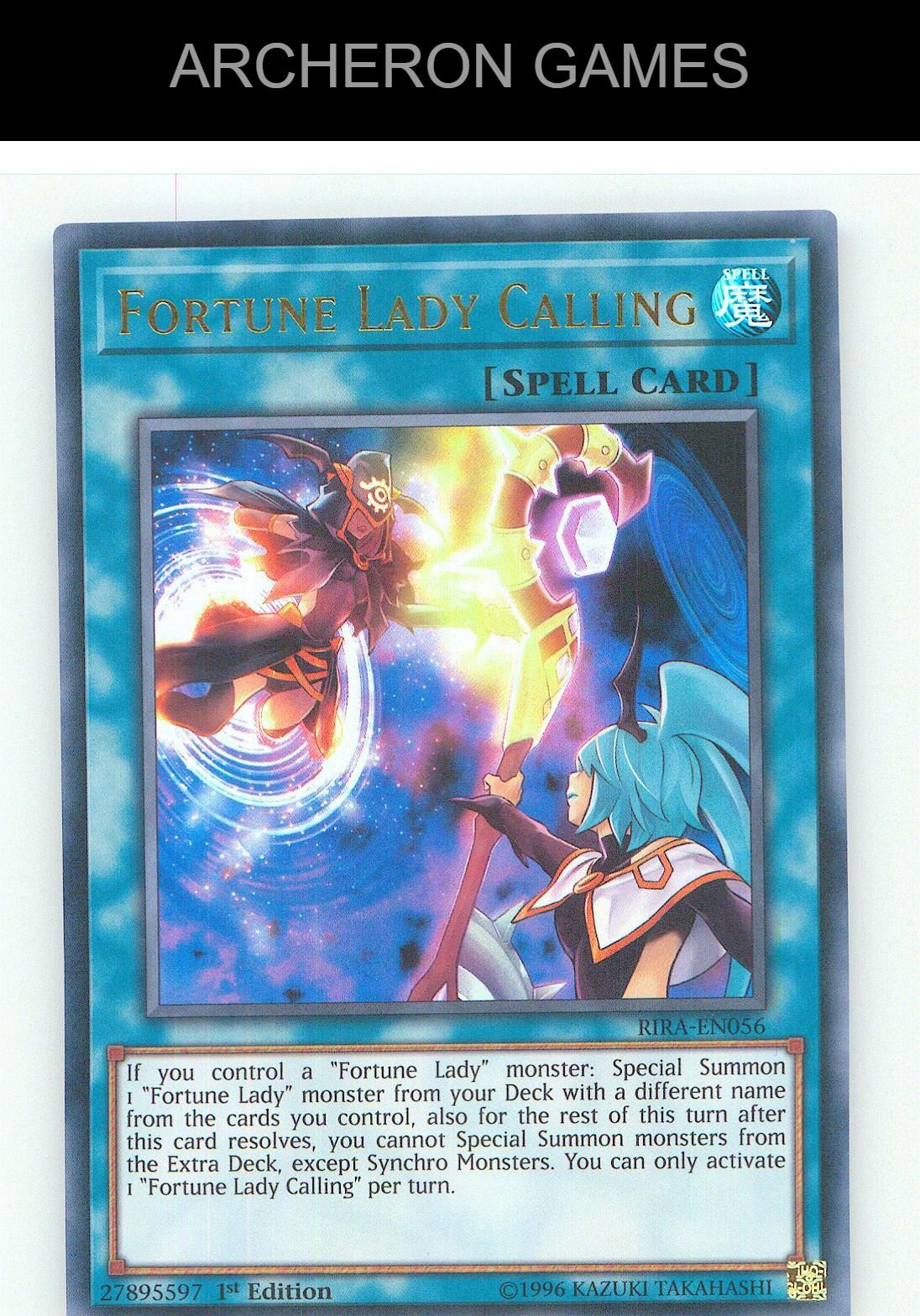 Fortune Lady Calling Ultra Rare YUGIOH Card Unlimited