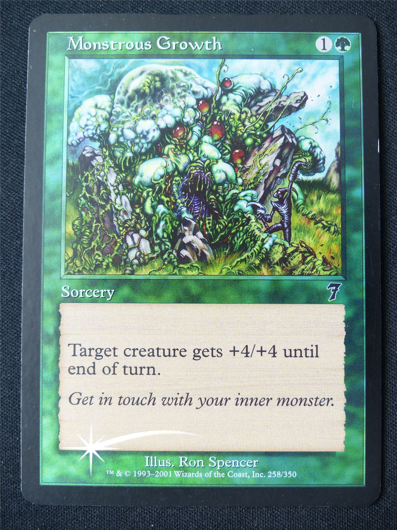 Monstrous Growth Foil - 7ED - Mtg Card #432