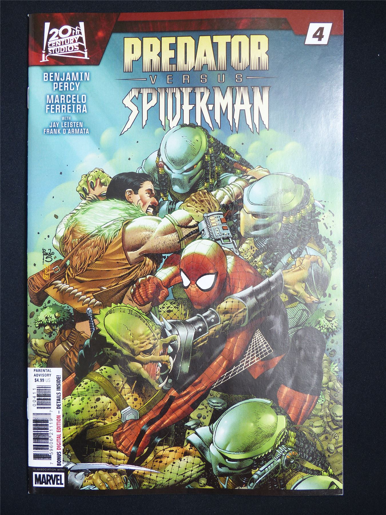PREDATOR vs Spider-Man #4 - Sep 2025 Marvel Comic #24R