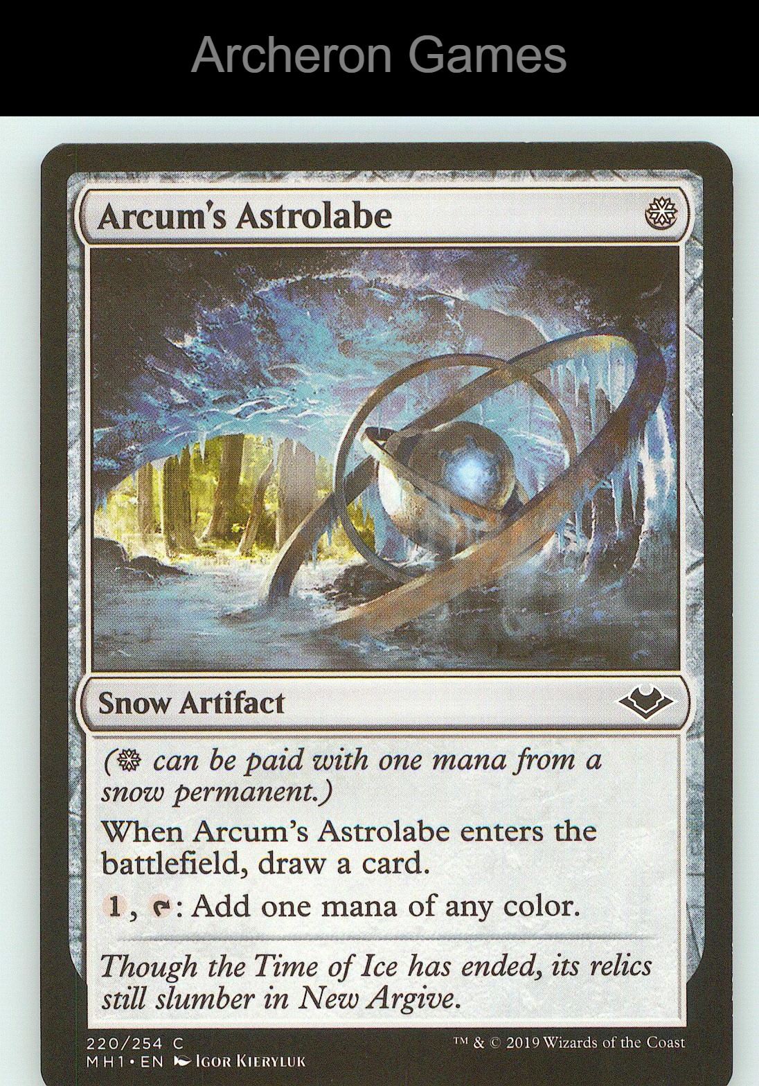 Arcum's Astrolabe MH1 220 C MTG Card NM/EX+