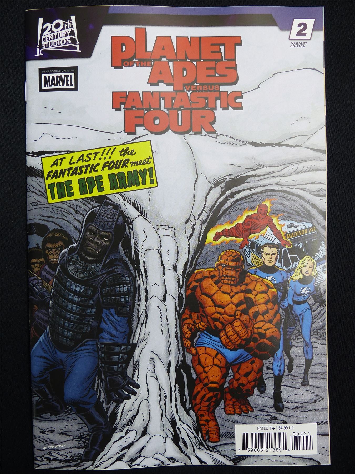 PLANET of the Apes versus Fantastic Four #2 Variant Cvr B - May 2026 Marvel Comic #3RY