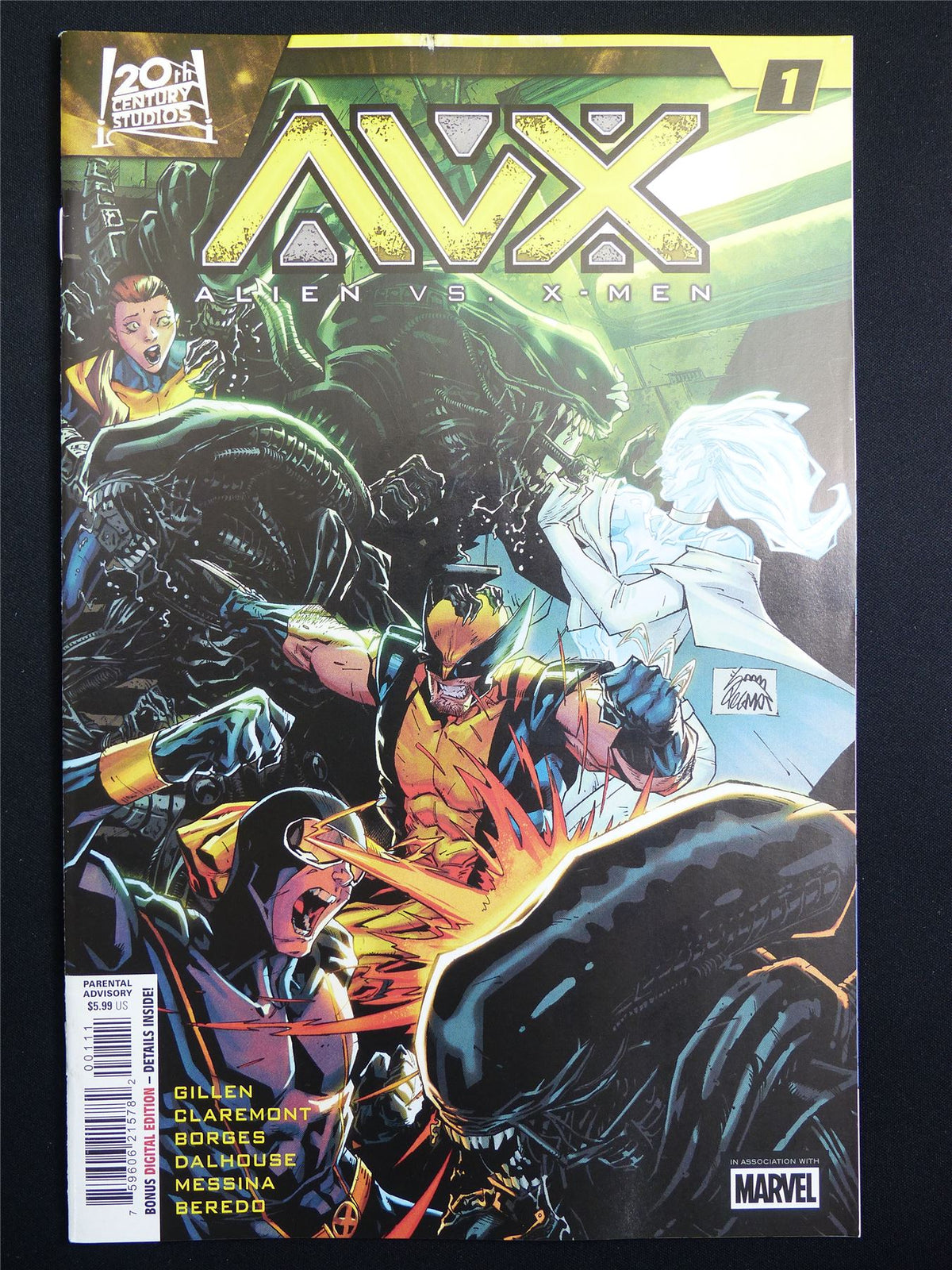 ALIEN vs X-Men #1 Cvr A - Marvel Comic #4OT