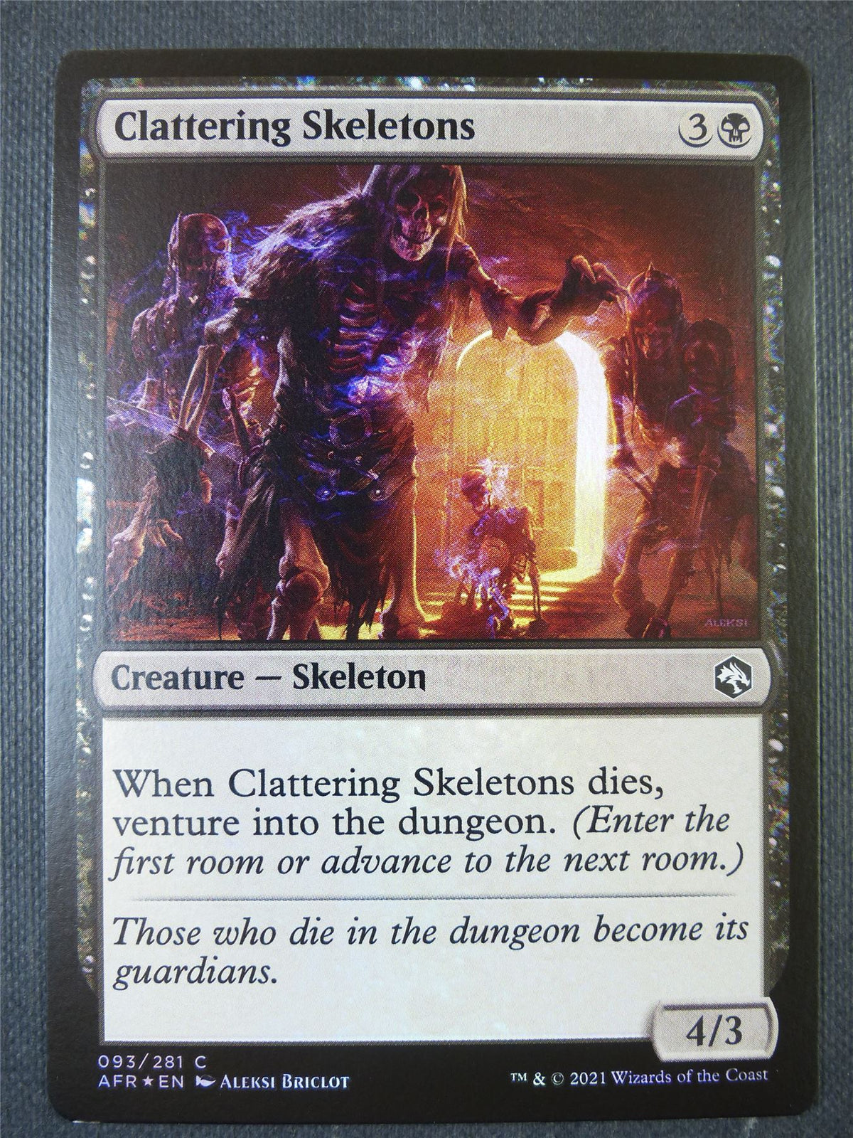 Clattering Skeletons Foil - Mtg Card #2BQ