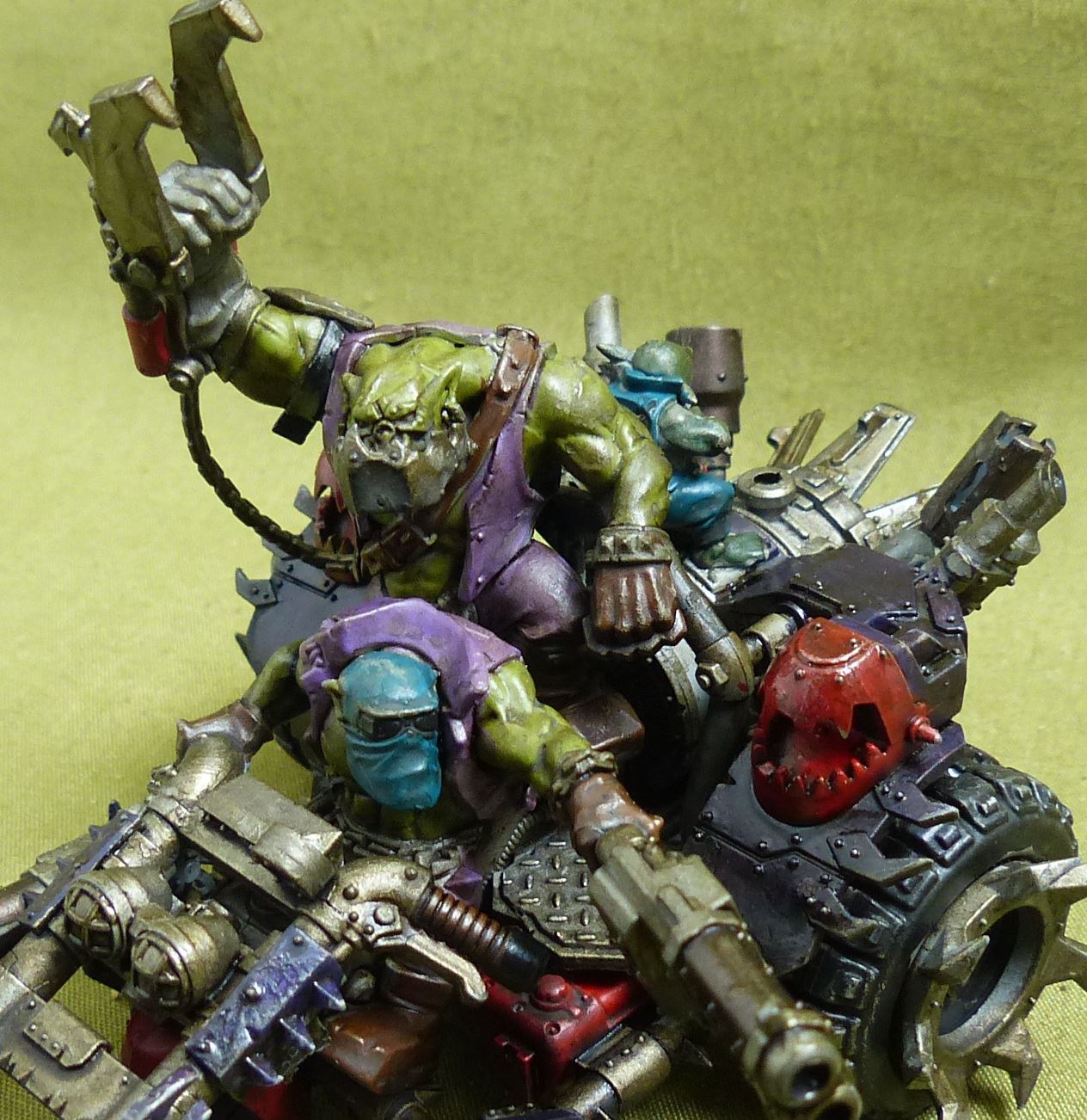 Deffkilla Wartrike painted - Orks - Warhammer 40K #19V