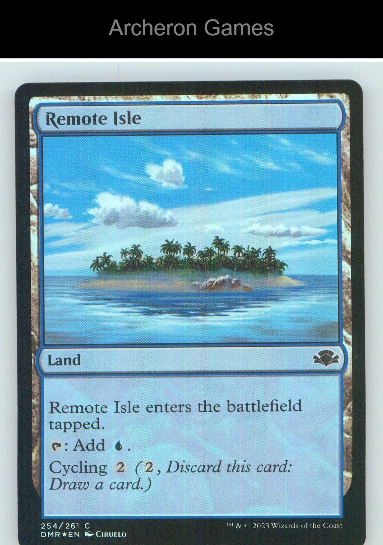 Remote Isle DMR 254 C MTG Card NM/EX+ Foil