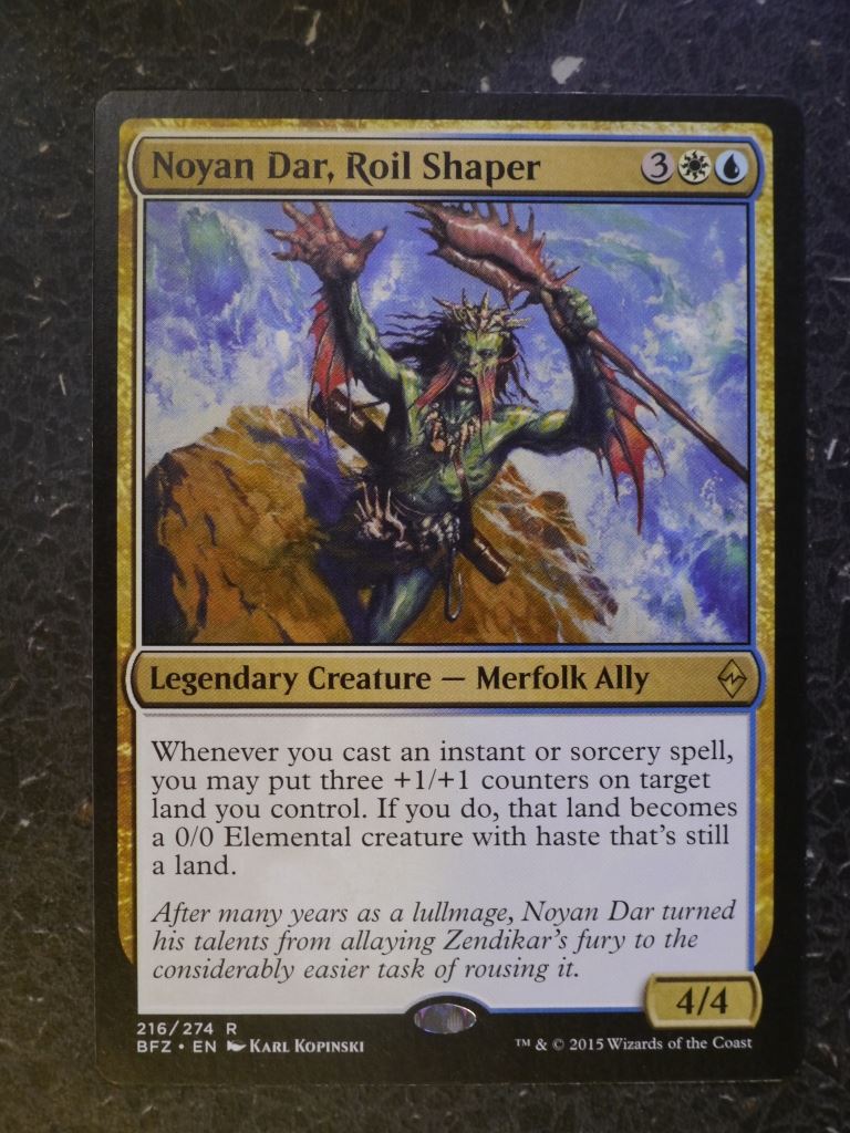 MTG Magic Cards: NOYAN DAR, ROIL SHAPER # 6J26
