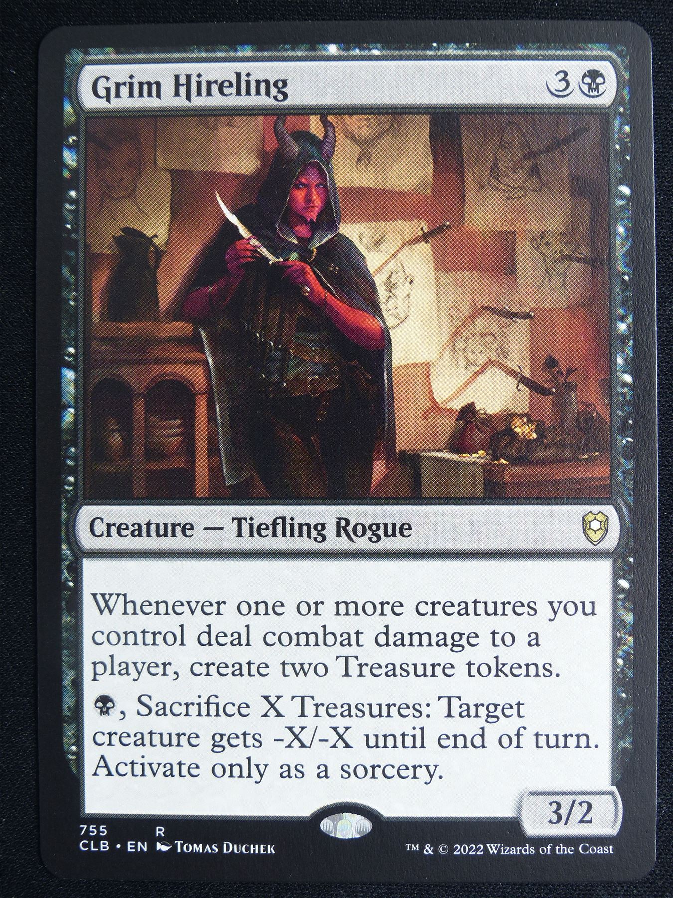 Grim Hireling - CLB - Mtg Card #4P1