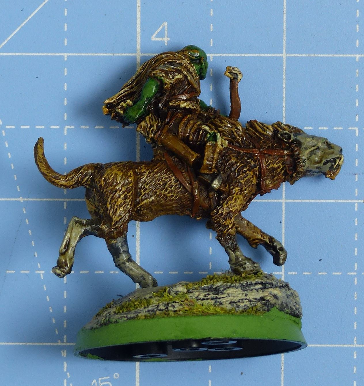 Classic Metal Orc Warg Rider OOP - Lord of the Rings Warhammer #35Q