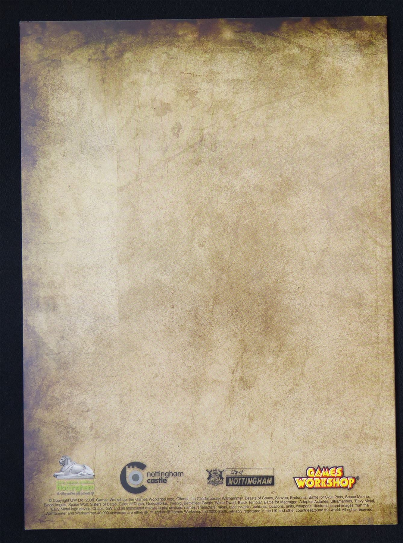 Warhammer The Art of Games Workshop 2006 - Warhammer Book Softback #V9