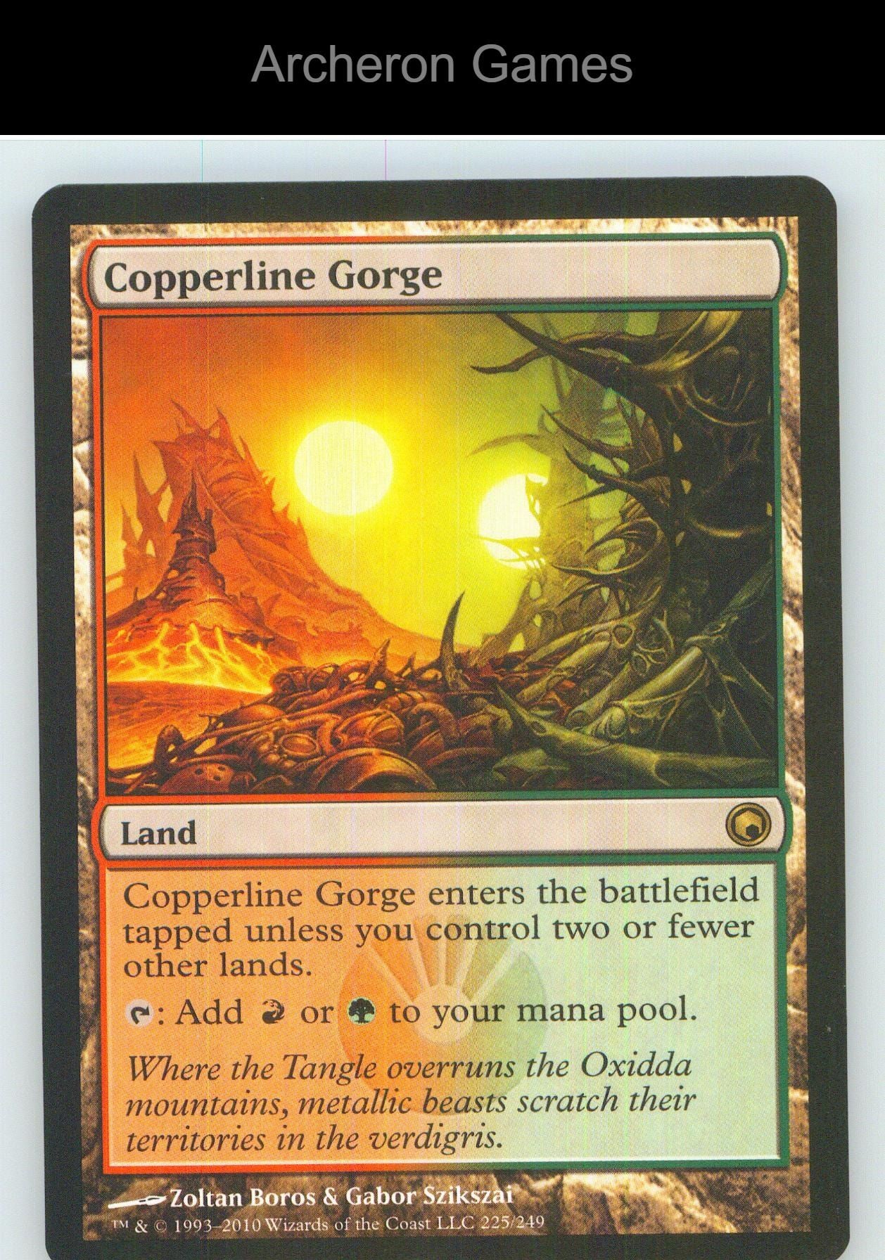 Copperline Gorge SOM 225 R MTG Card NM/EX+
