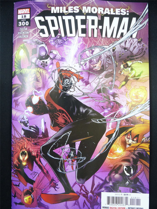 Miles Morales: SPIDER-MAN #18 - May 2024 Marvel Comic #4H5
