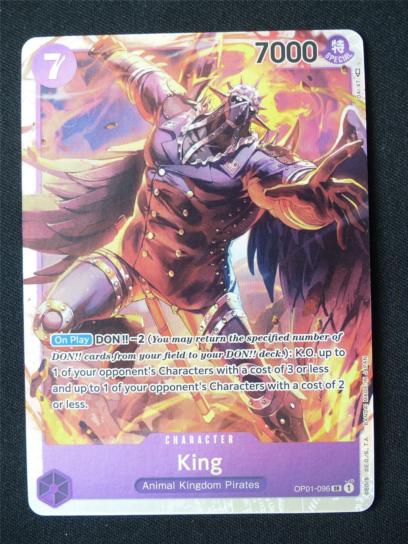 King OP01-096 SR Foil - One Piece Card #91M