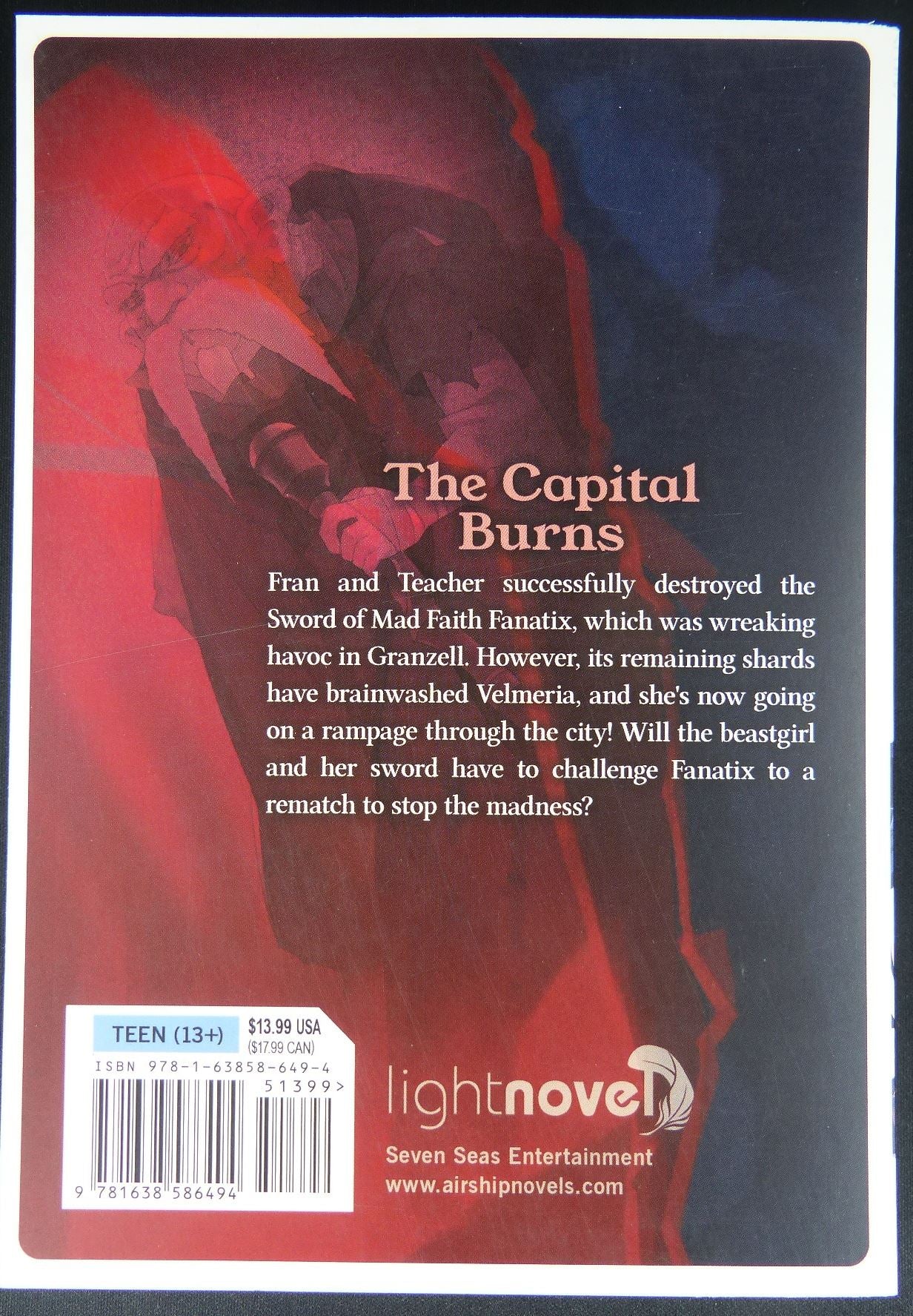 Reincarnated As a Sword - Softback Novel #278