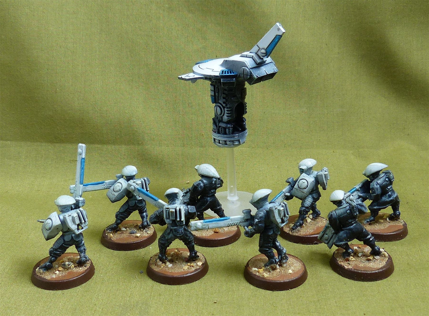 Fire Warriors Strike Team upgrades painted - Tau Empire - Warhammer 40K #2YZ
