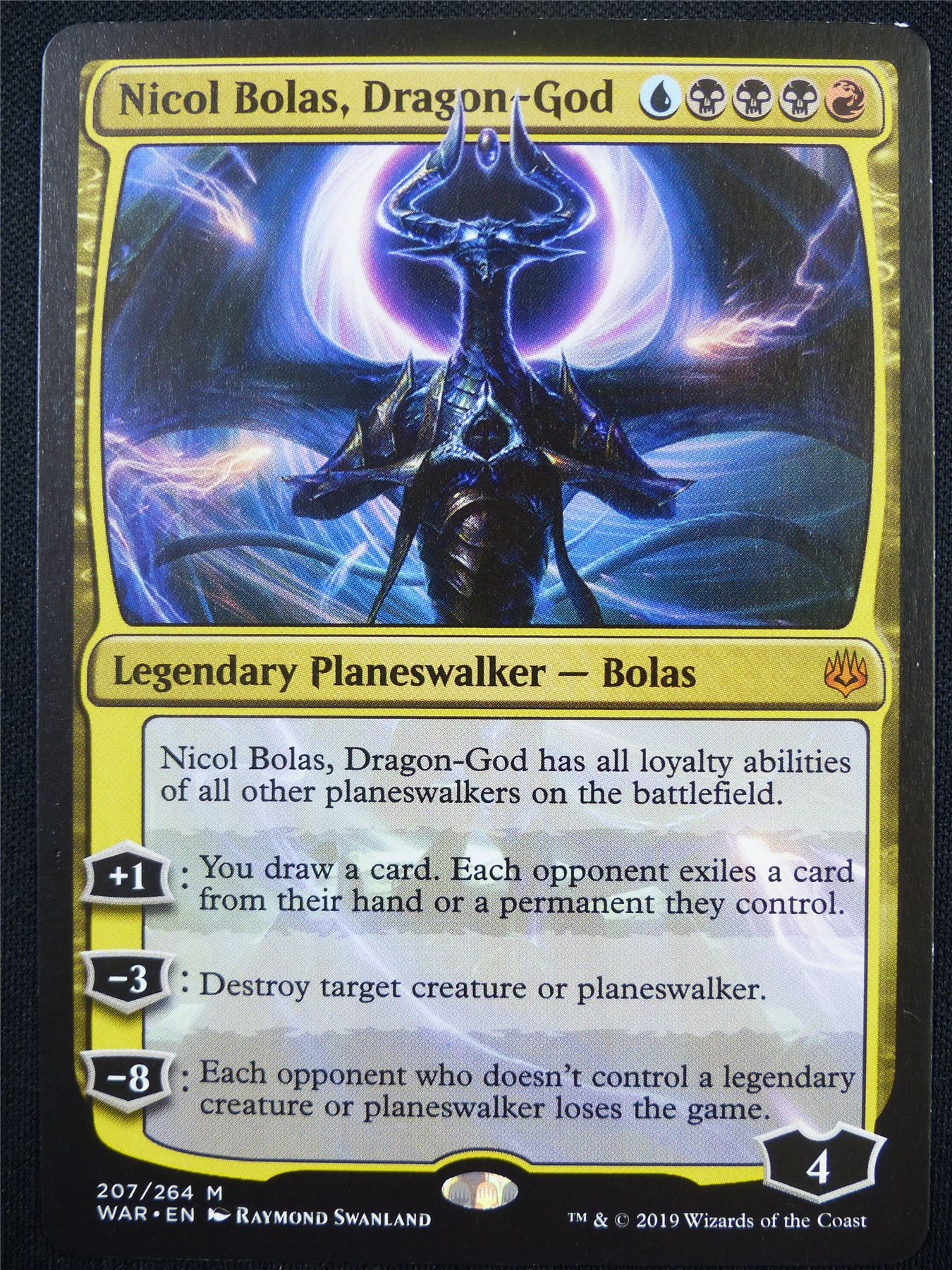 Nicol Bolas Dragon-God - WAR - Mtg Card #3VA