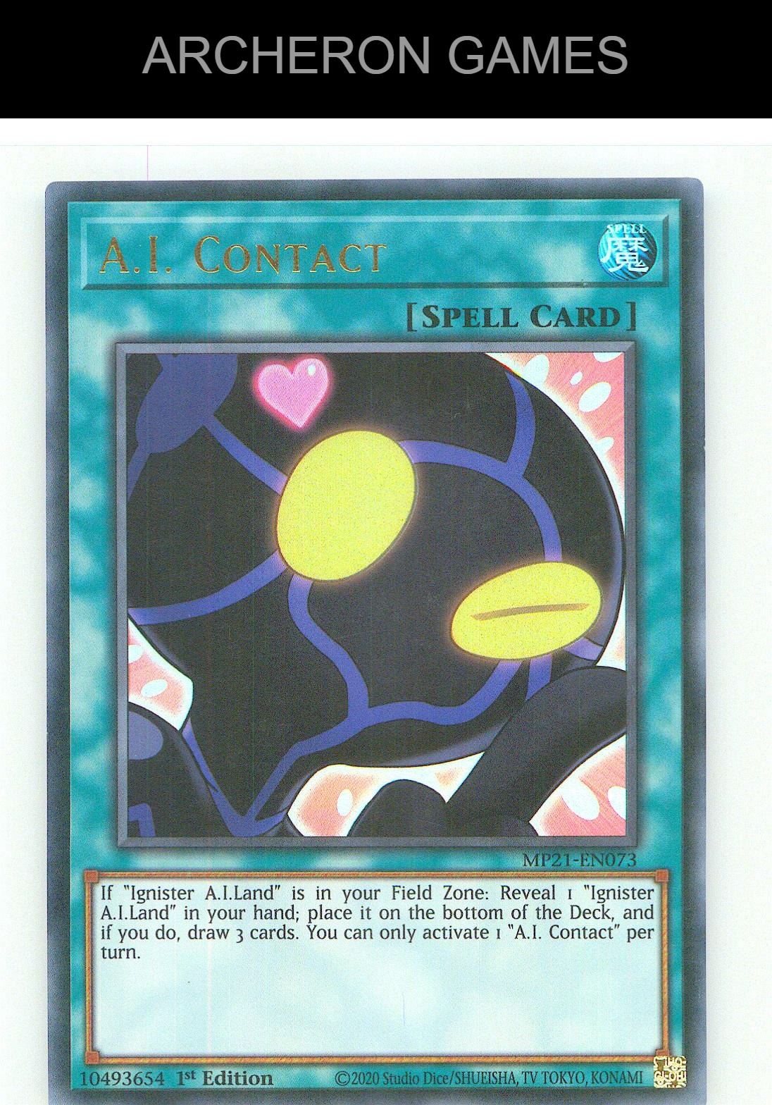 A.I. Contact Ultra Rare YUGIOH Card 1st Edition