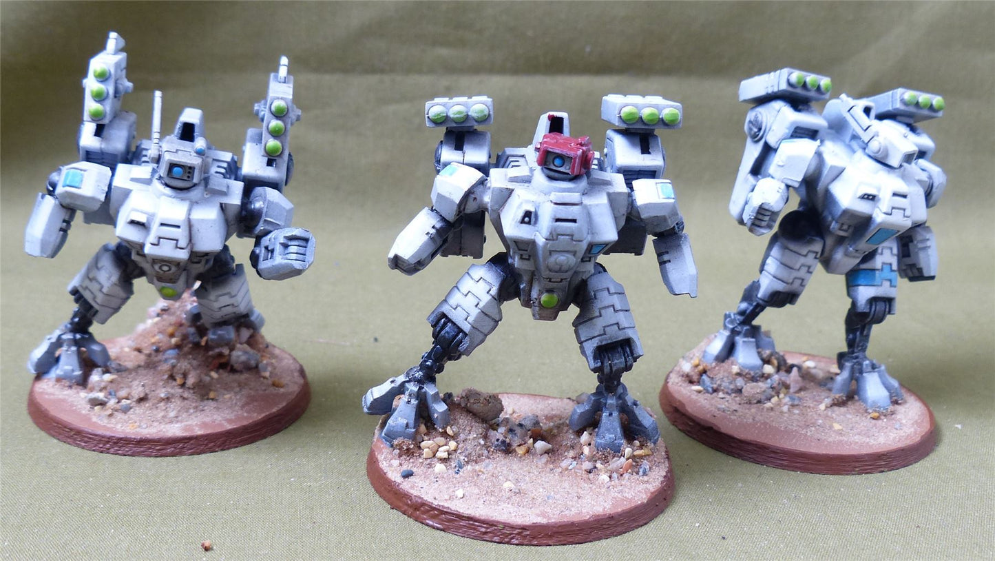 Crisis Battle Suit - Tau Empire - Painted - Warhammer AoS 40k #5D