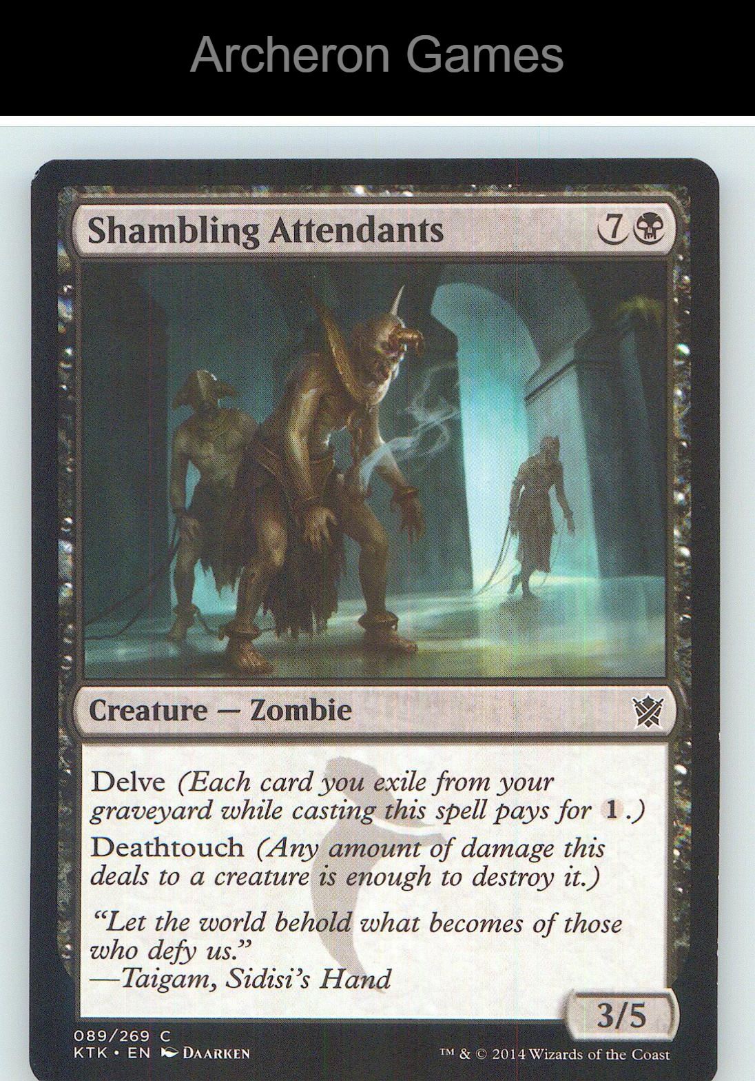 Shambling Attendants KTK 89 C MTG Card NM/EX+