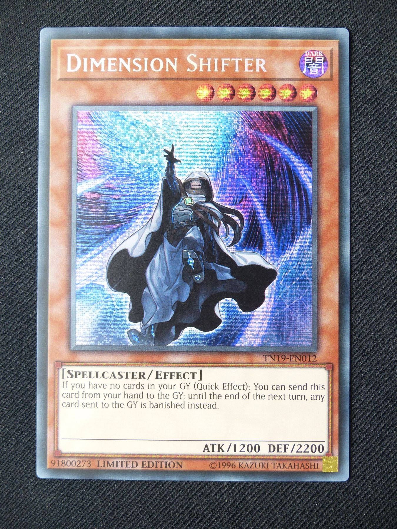 Dimension Shifter TN19 Secret Rare - lim ed Yugioh Card #8AO  Archeron