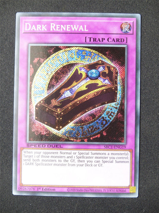 Dark Renewal SBC1 Secret Rare - 1st ed Yugioh Card #55I