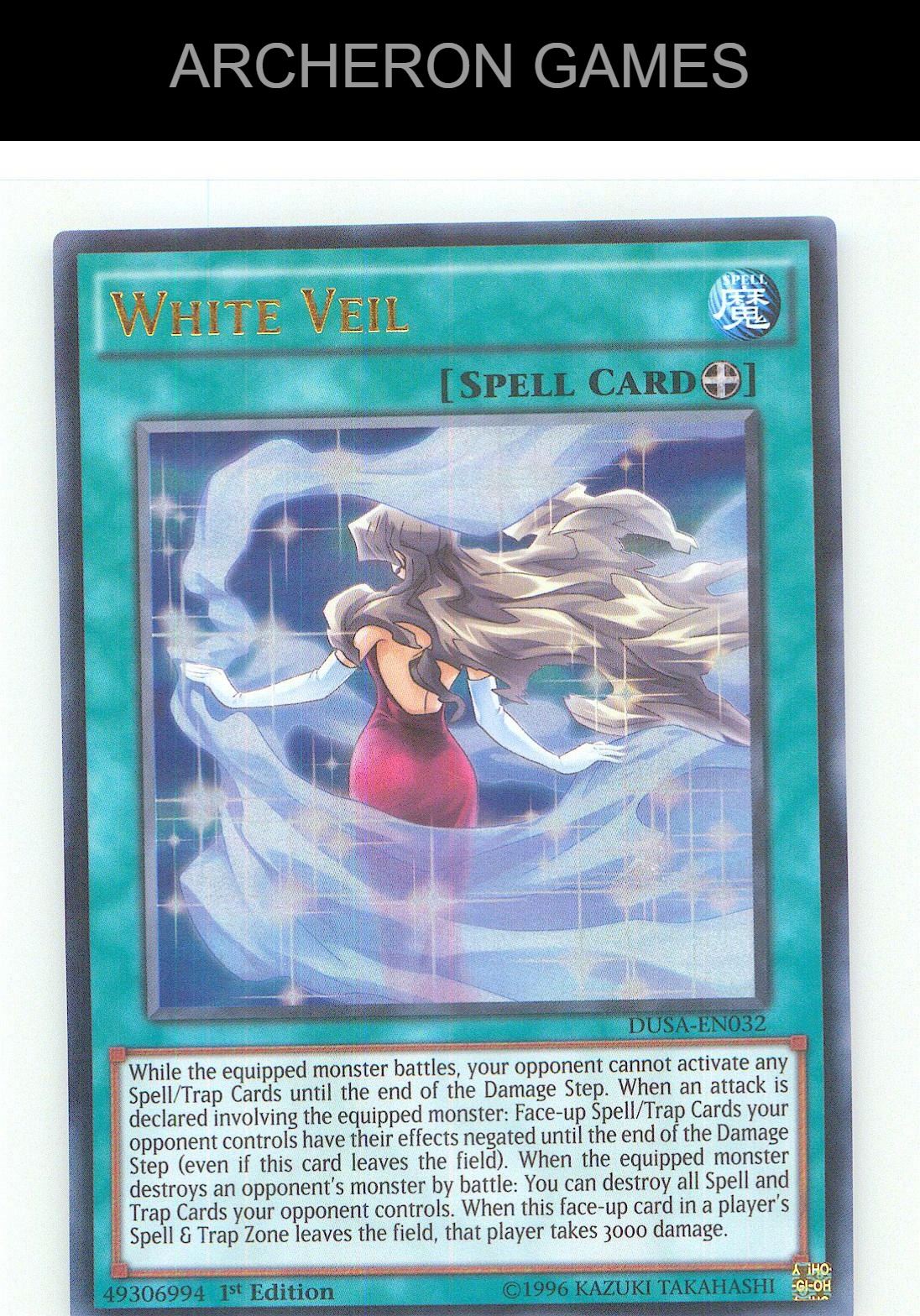 White Veil Ultra Rare YUGIOH Card 1st Edition