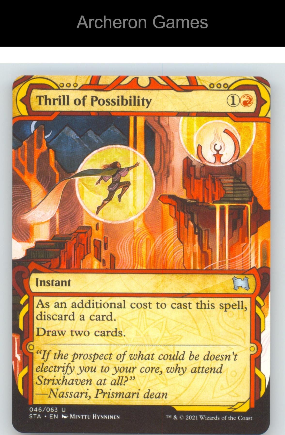 Thrill of Possibility STA 46 UC MTG Card Strixhaven: Mystical Archives
