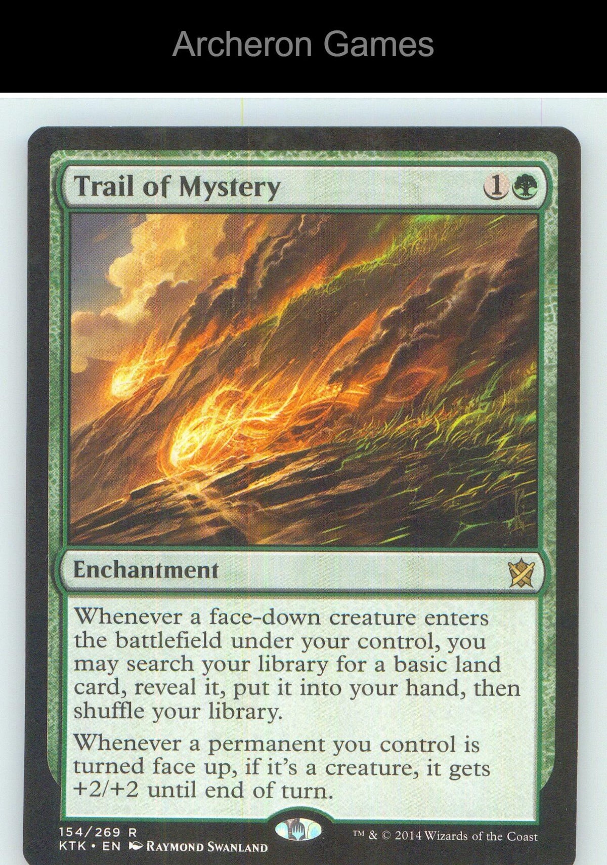 Trail of Mystery KTK 154 R MTG Card NM/EX+