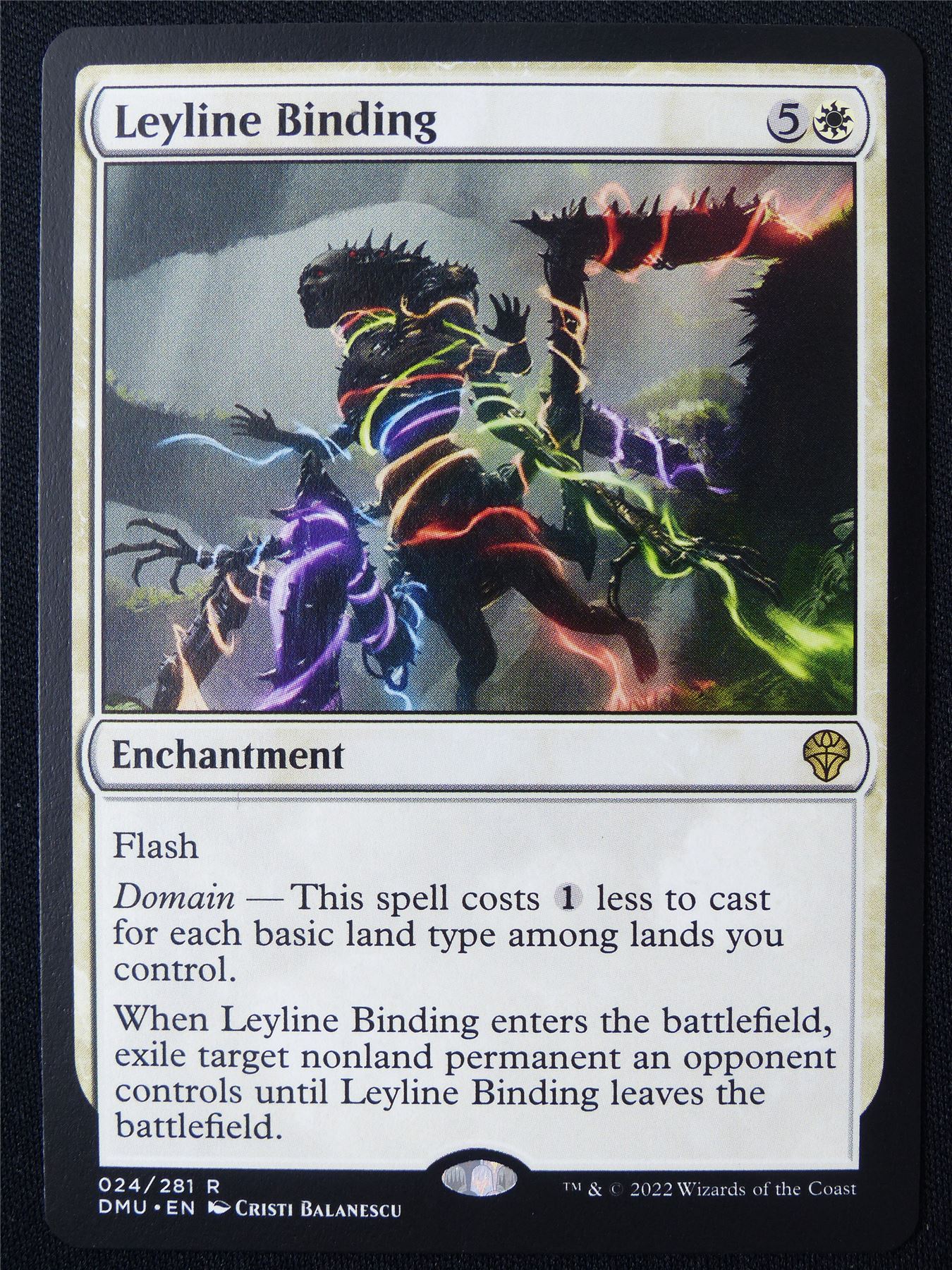 Leyline Binding - DMU - Mtg Card #1VU