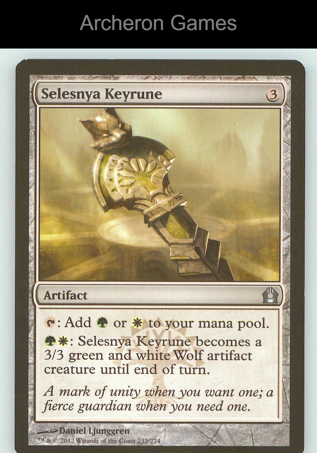 Selesnya Keyrune PLST 233/274 UC MTG Card NM/EX+