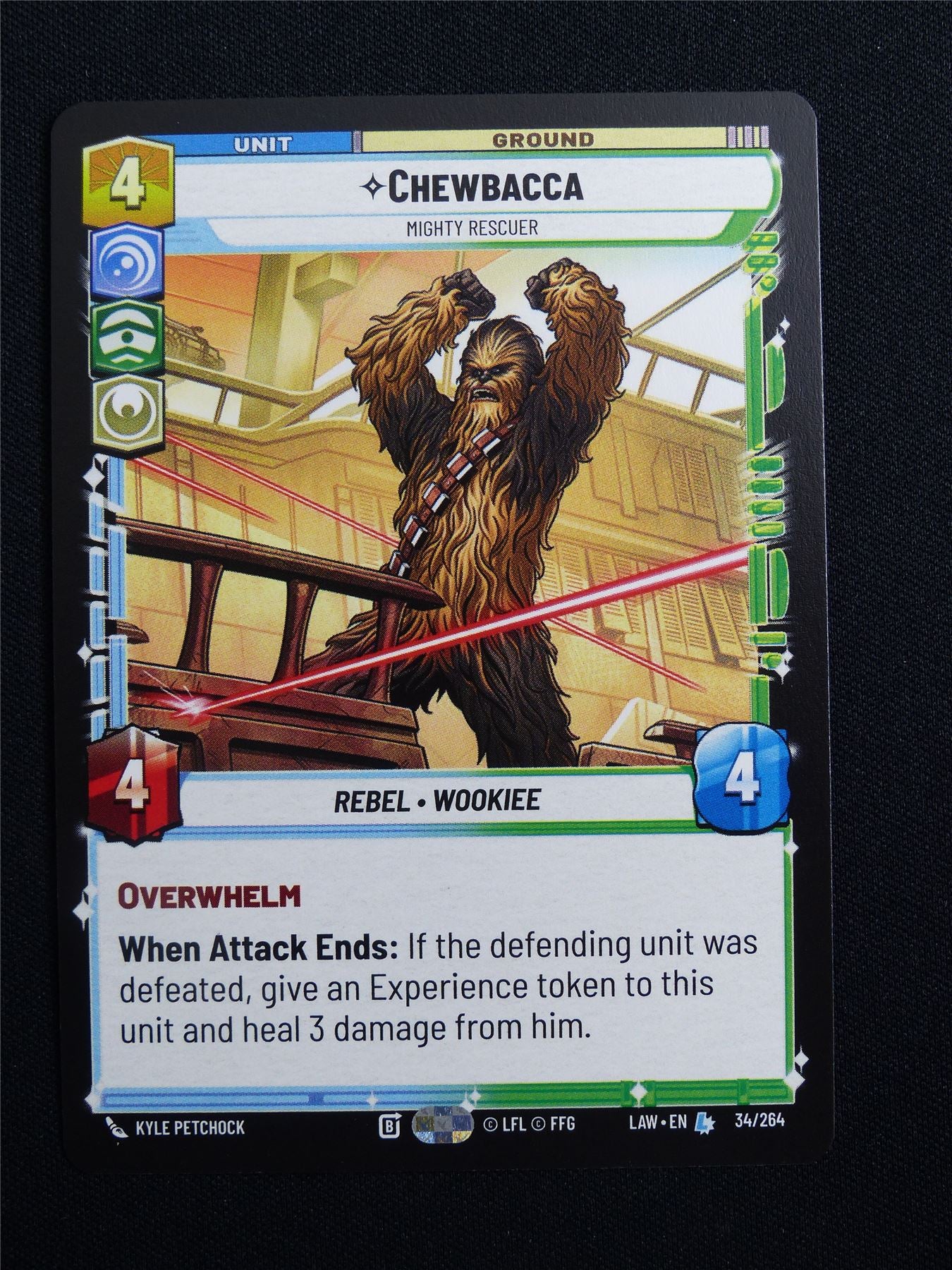 Chewbacca 34/264 - Star Wars Unlimited Card #16A