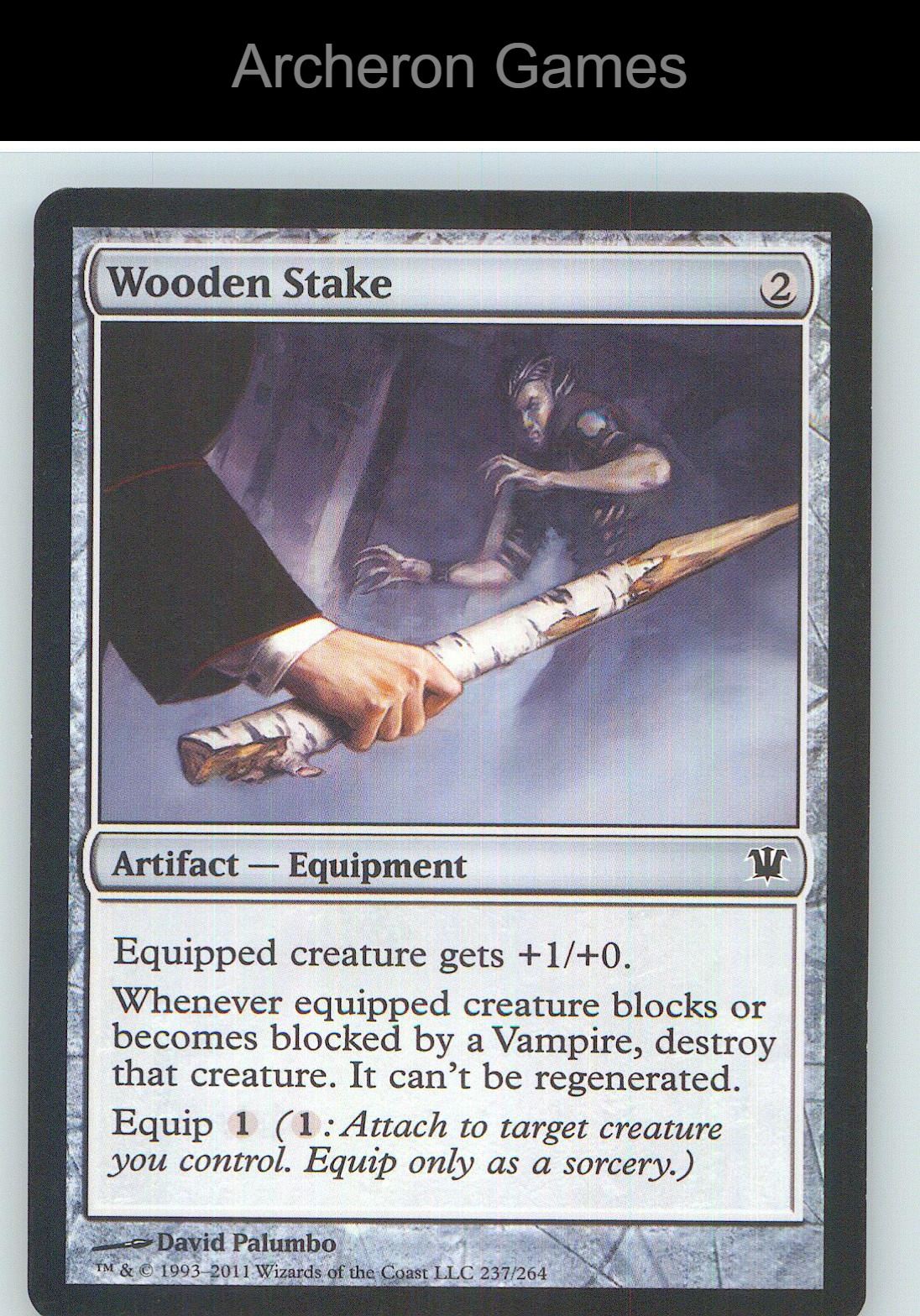 Wooden Stake ISD 237 C MTG Card NM/EX+