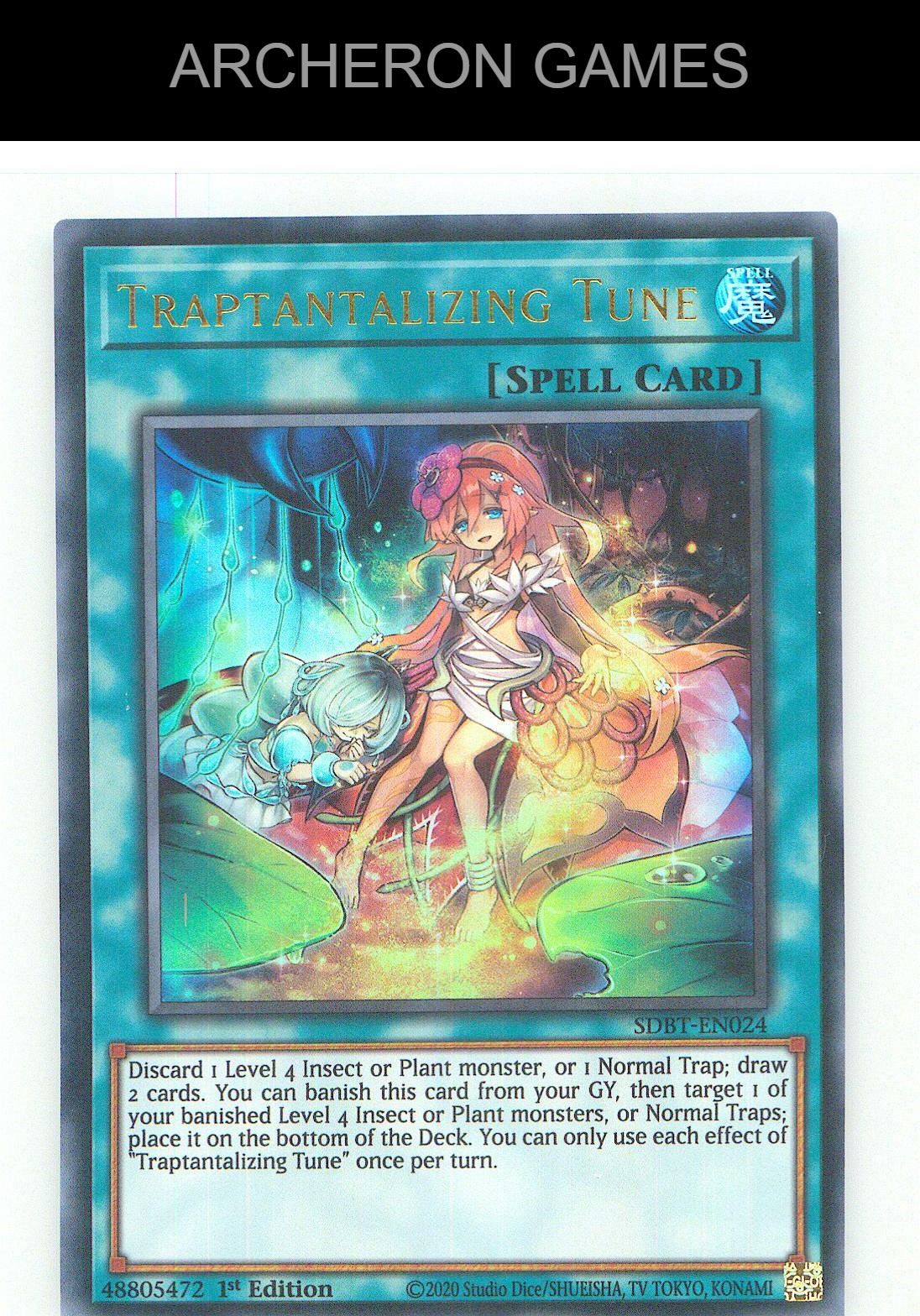 Traptantalizing Tune Ultra Rare YUGIOH Card 1st Edition