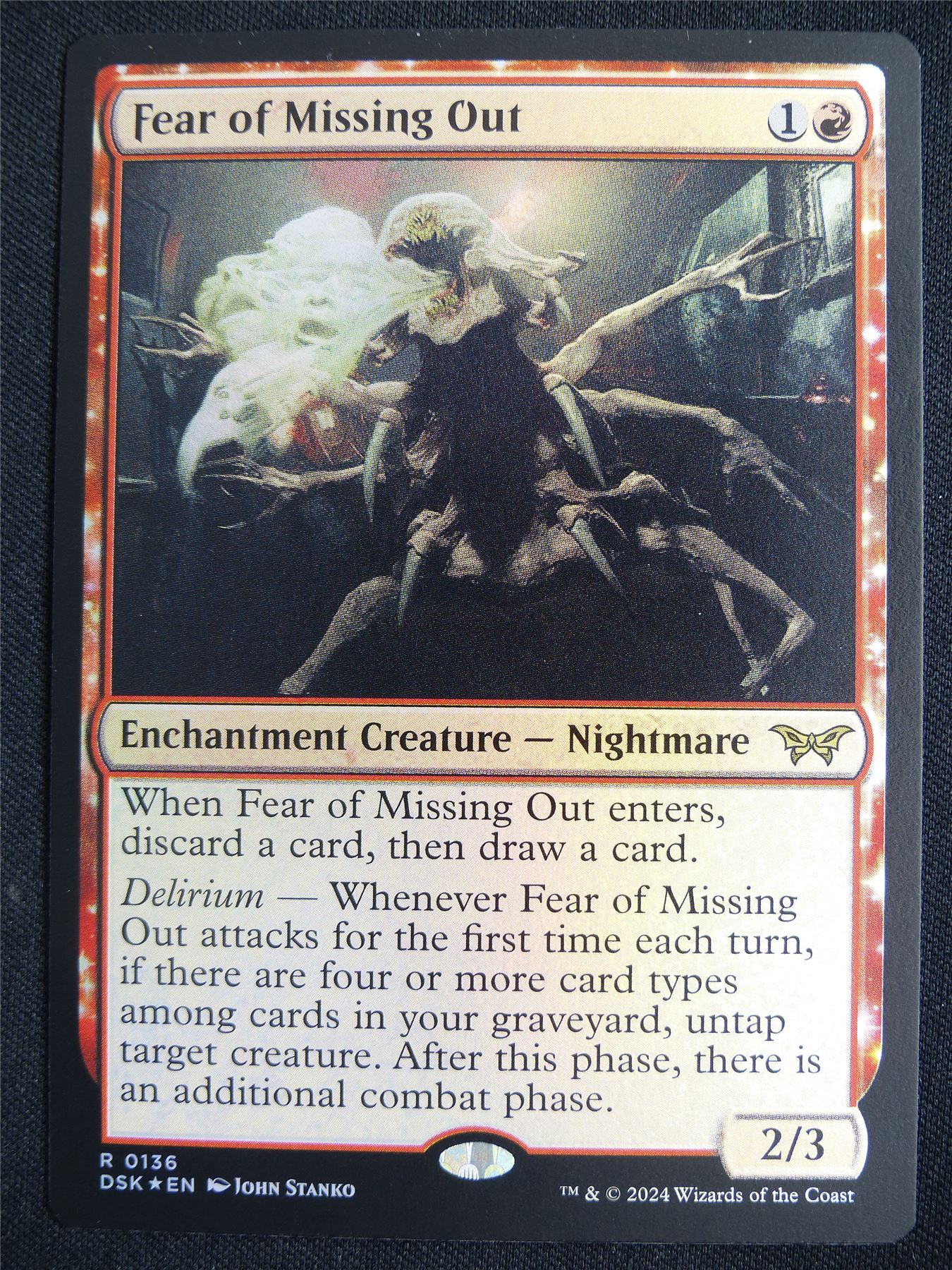 Fear of Missing Out Foil - DSK - Mtg Card #3IH