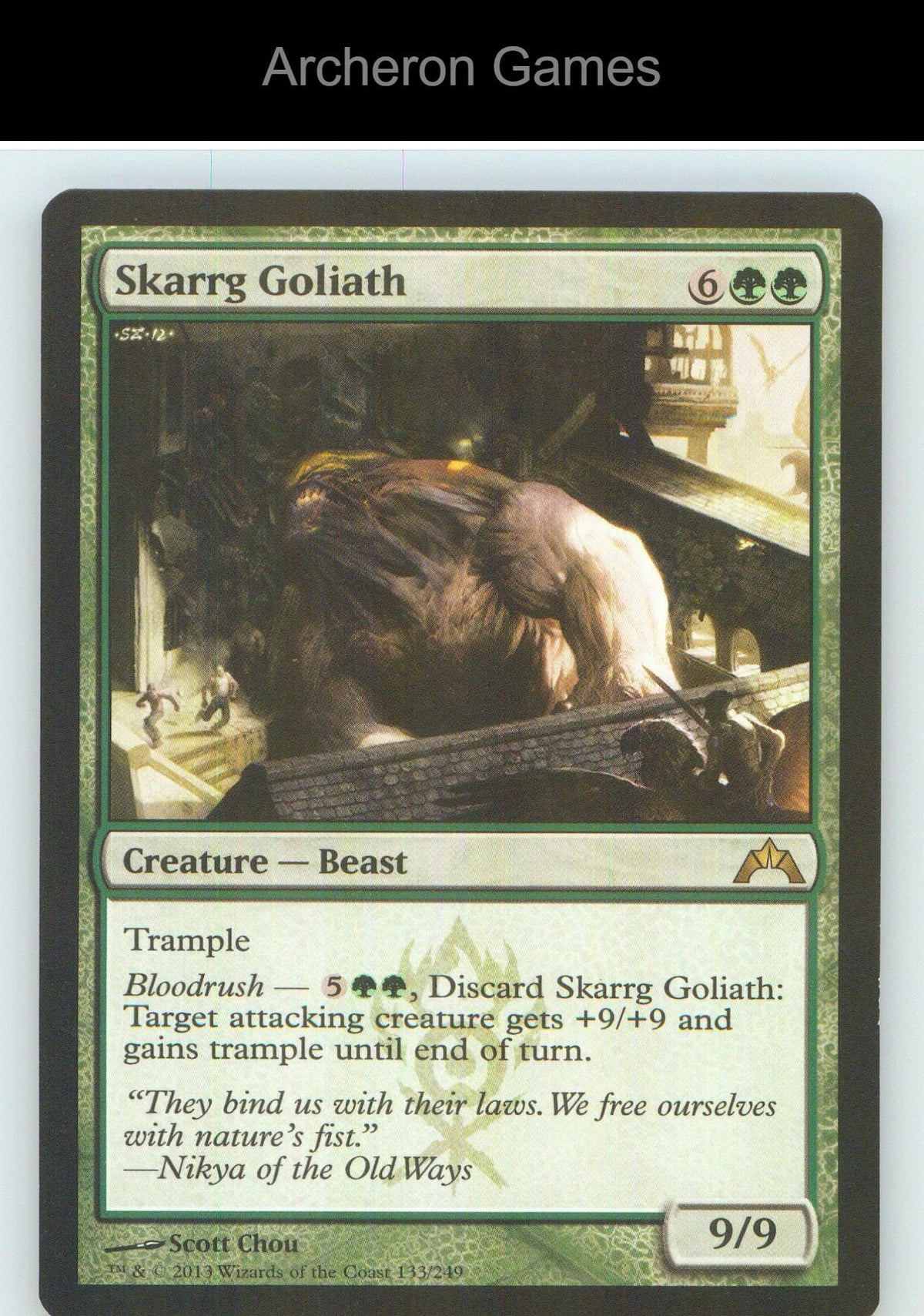 Skarrg Goliath GTC 133 R MTG Card NM/EX+