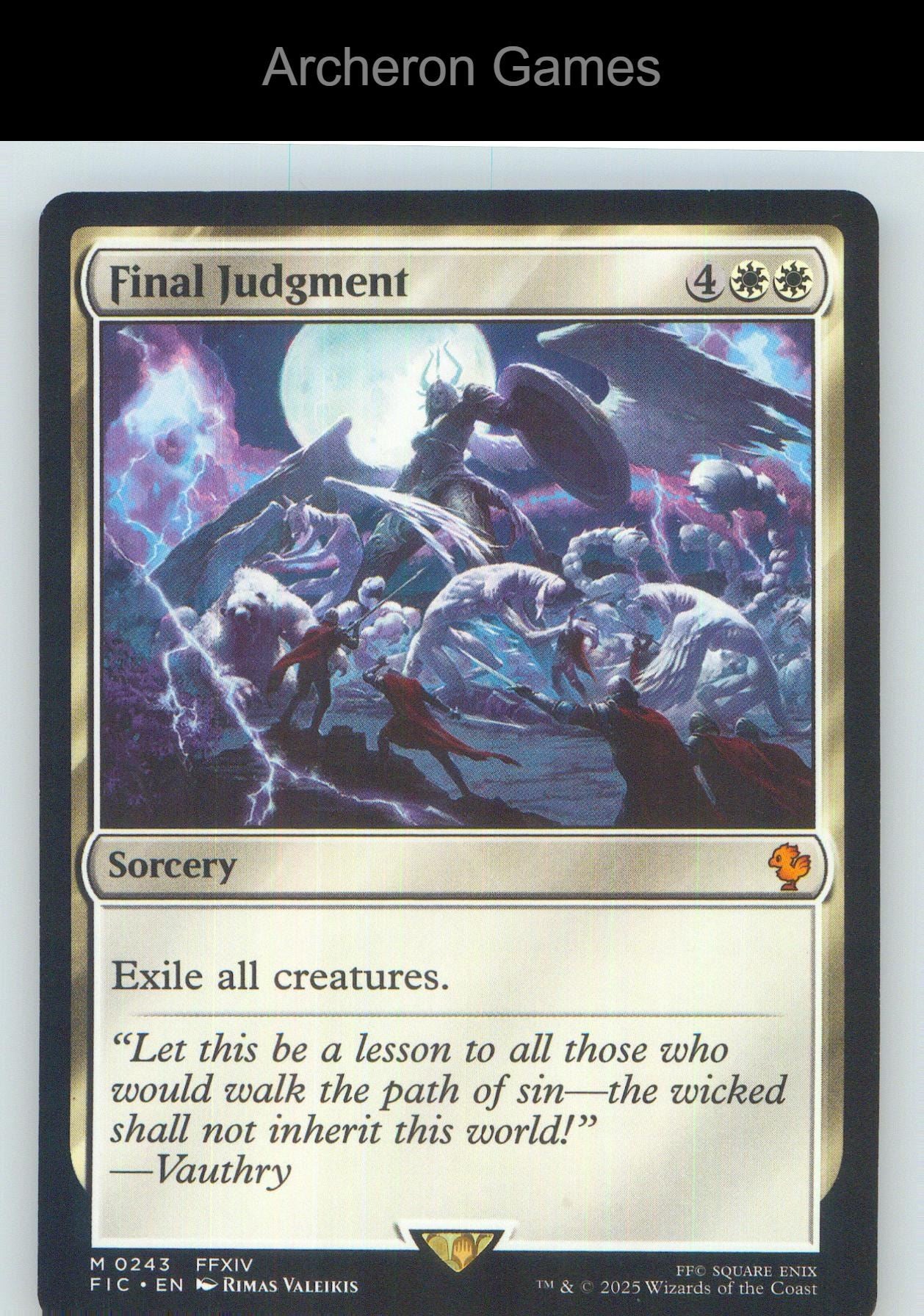 Final Judgment FIC 243 Mythic MTG Card NM/EX+