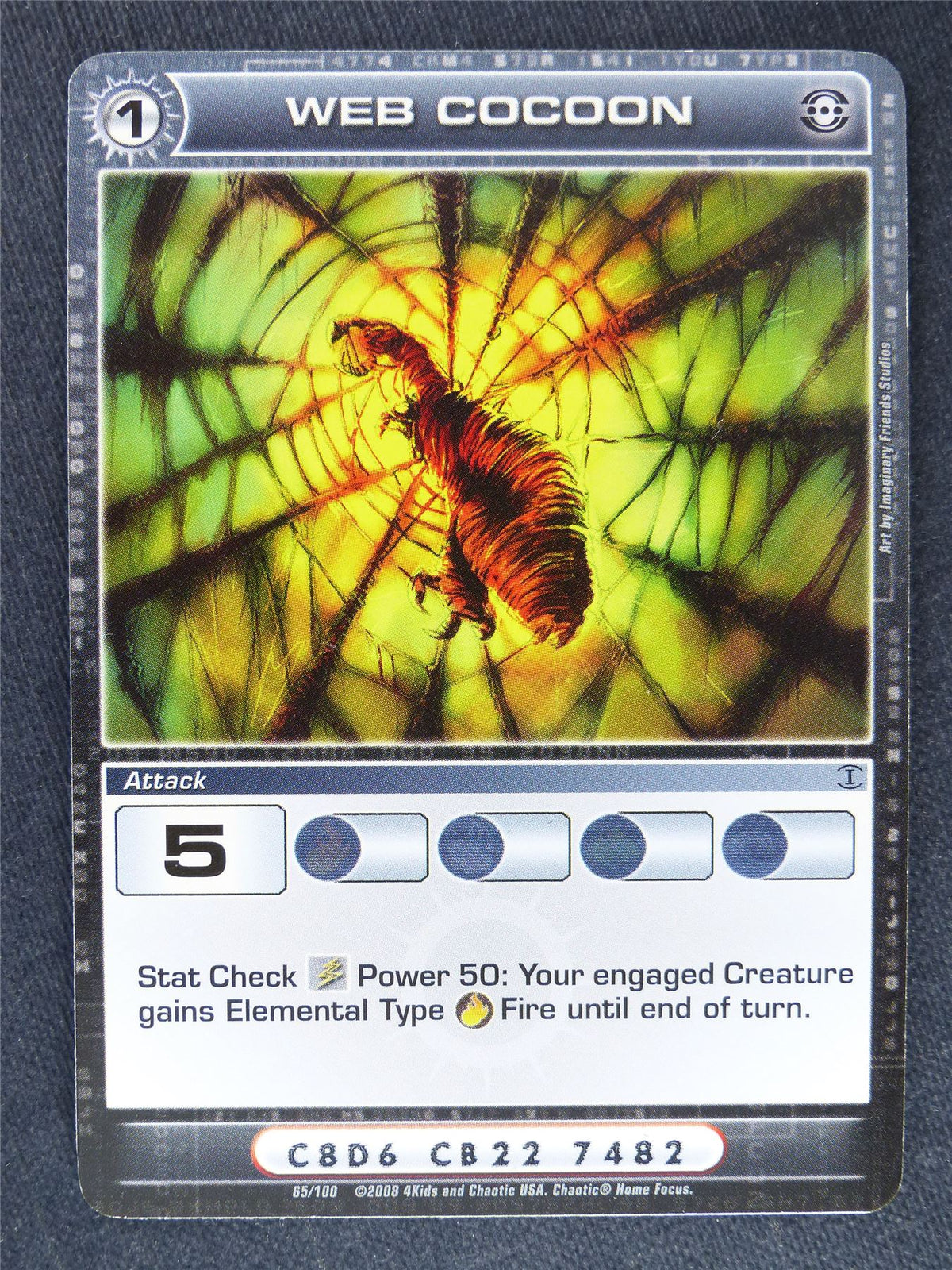 Web Cocoon 65/100 - Chaotic Cards #KT