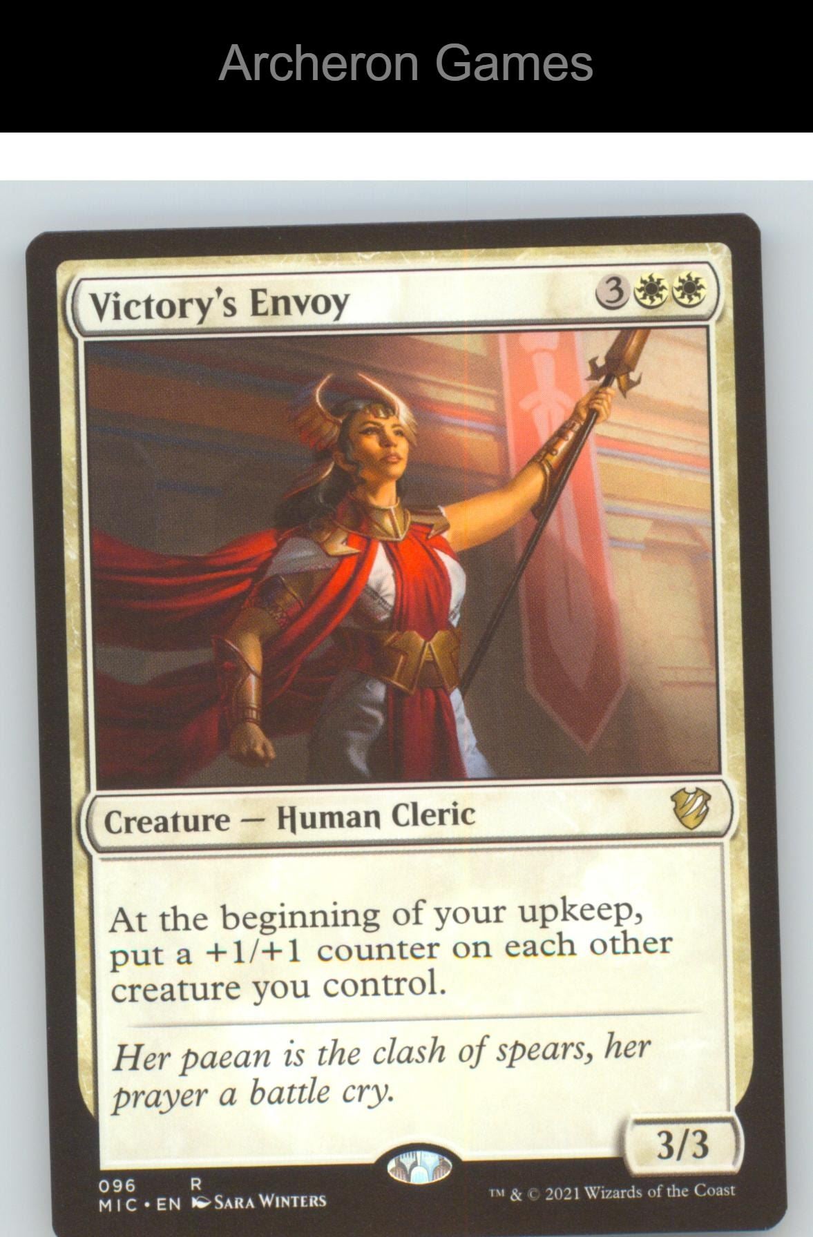 Victory's Envoy MIC 96 R MTG Card NM/EX+