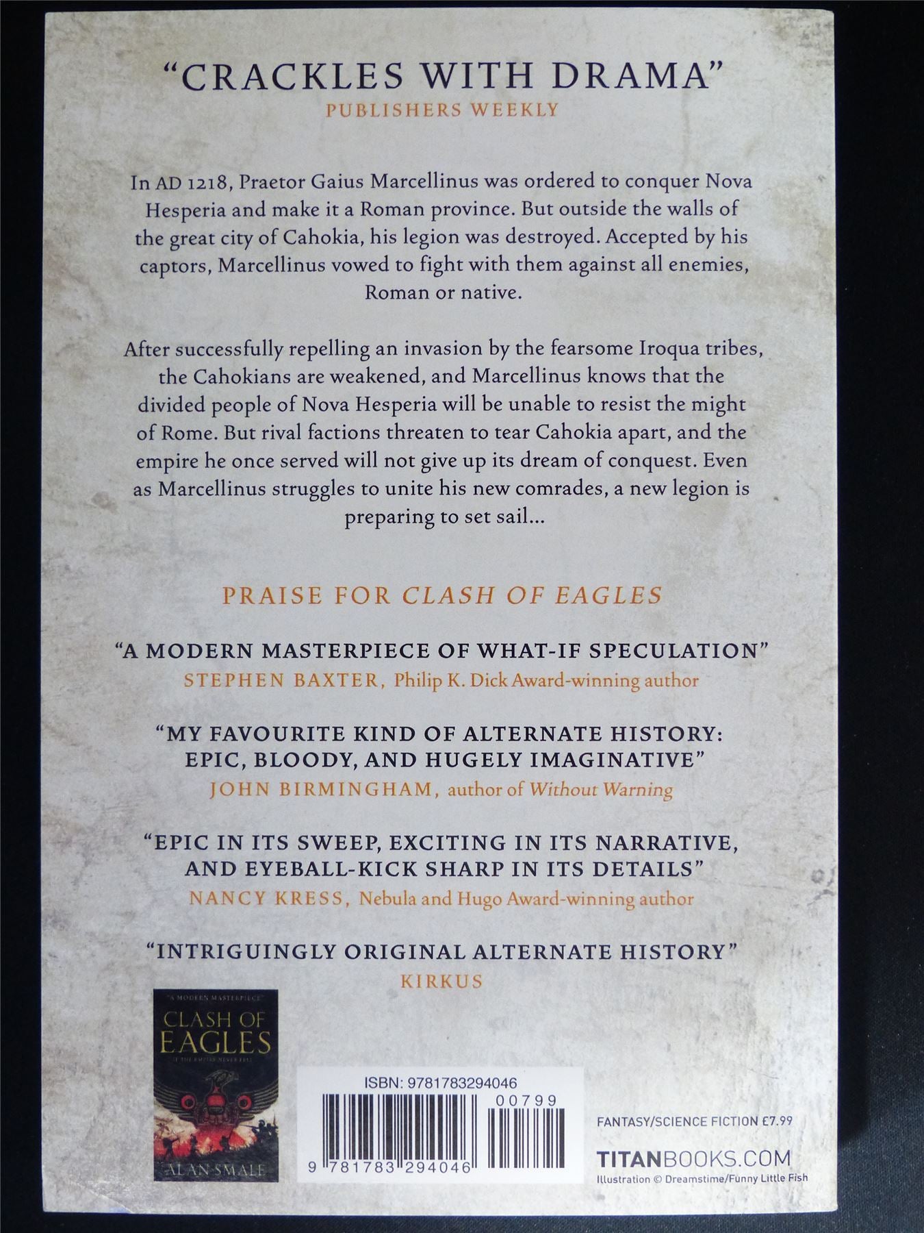 Eagle in Exile - Titan Novel Book Softback #7O