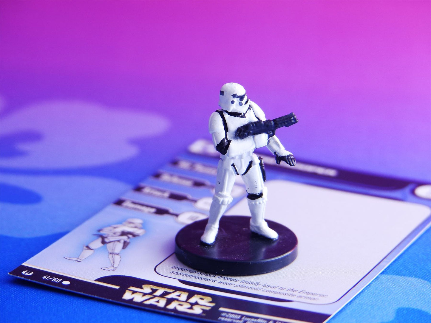 Stormtrooper 41/60 - Star Wars Miniatures Game #54F